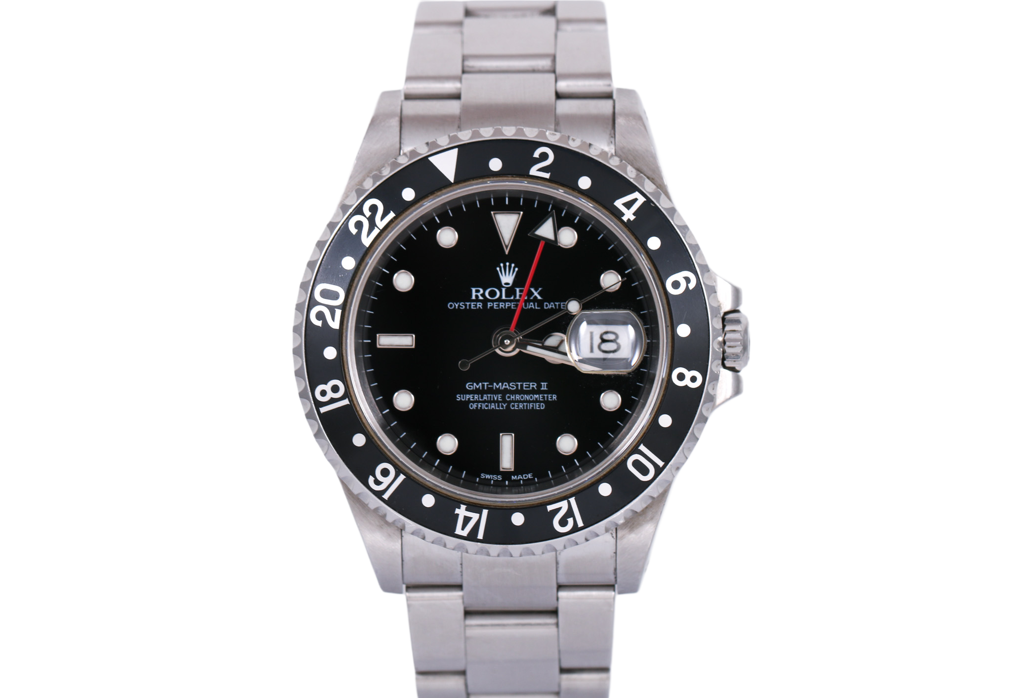 2002 Rolex GMT-Master II 40mm - 16710 (Black)