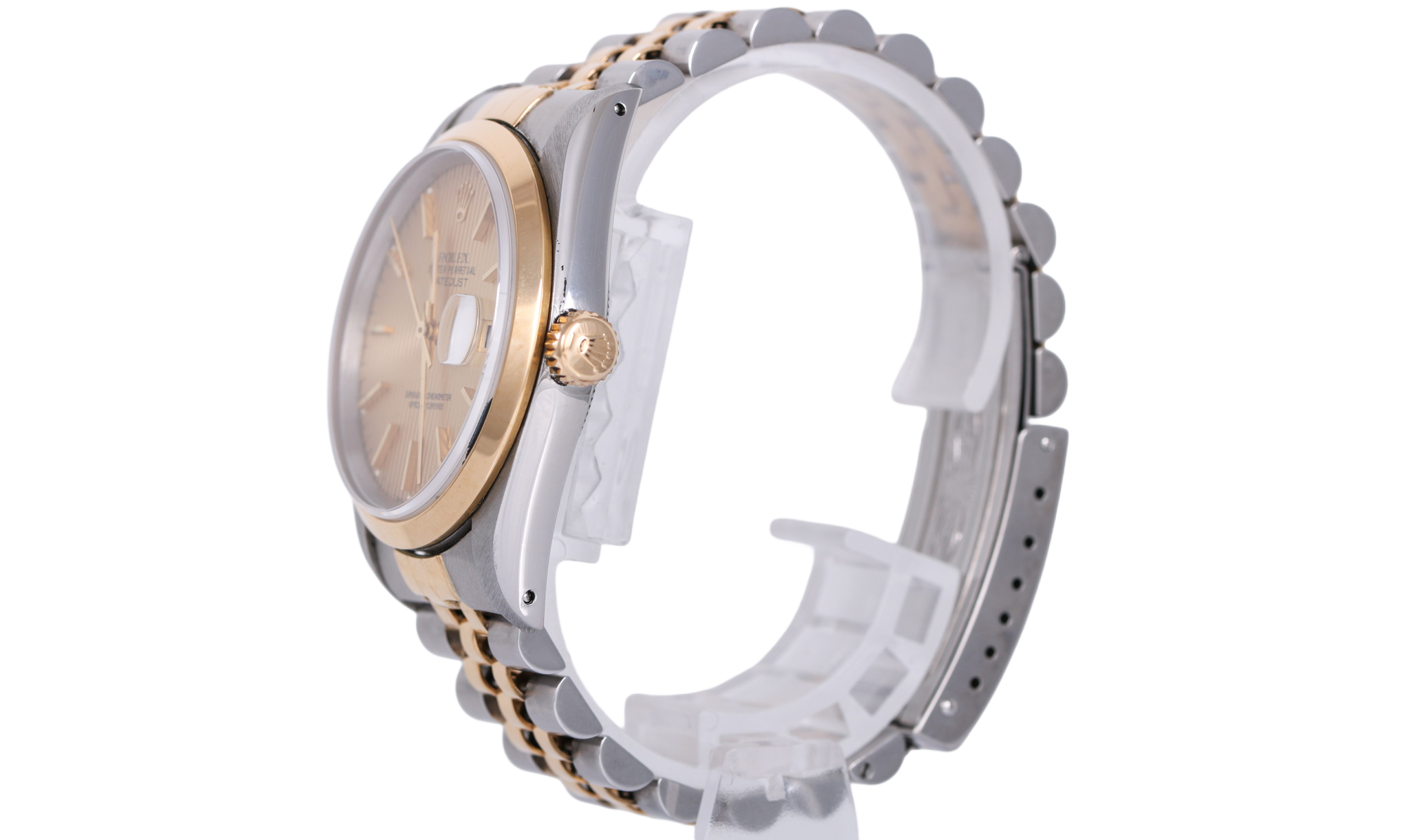 1990 Rolex Datejust 36mm - 16203 (Champagne Tapestry)