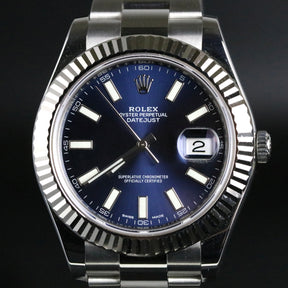 2016 Rolex 116334 Datejust Ⅱ Blue Dial with Box & Papers