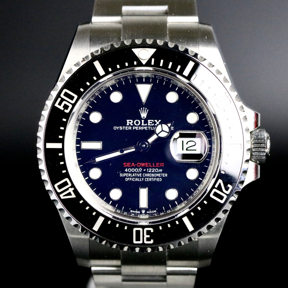 2020 Rolex 126600 Red Sea-Dweller 43mm MK-II with Box & Papers