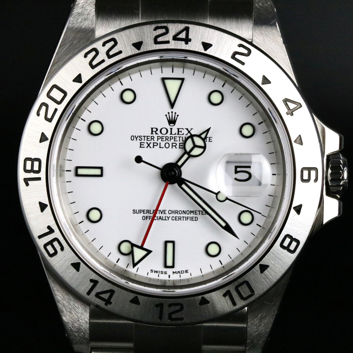 2000 Rolex 16570 Explorer II "Polar" SEL with Box & Papers