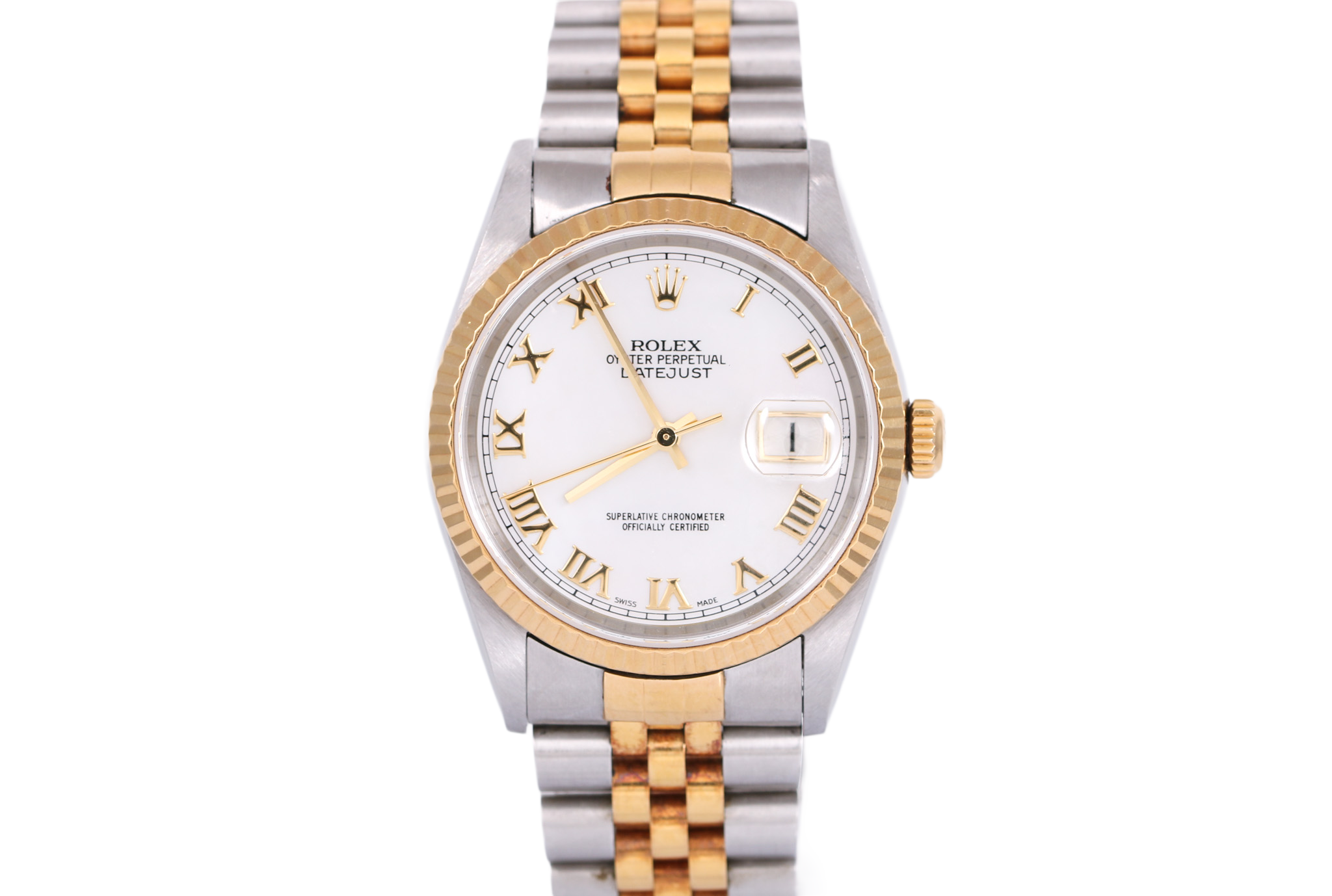 2000 Rolex Datejust 36mm - 16233NR (White Roman MOP)