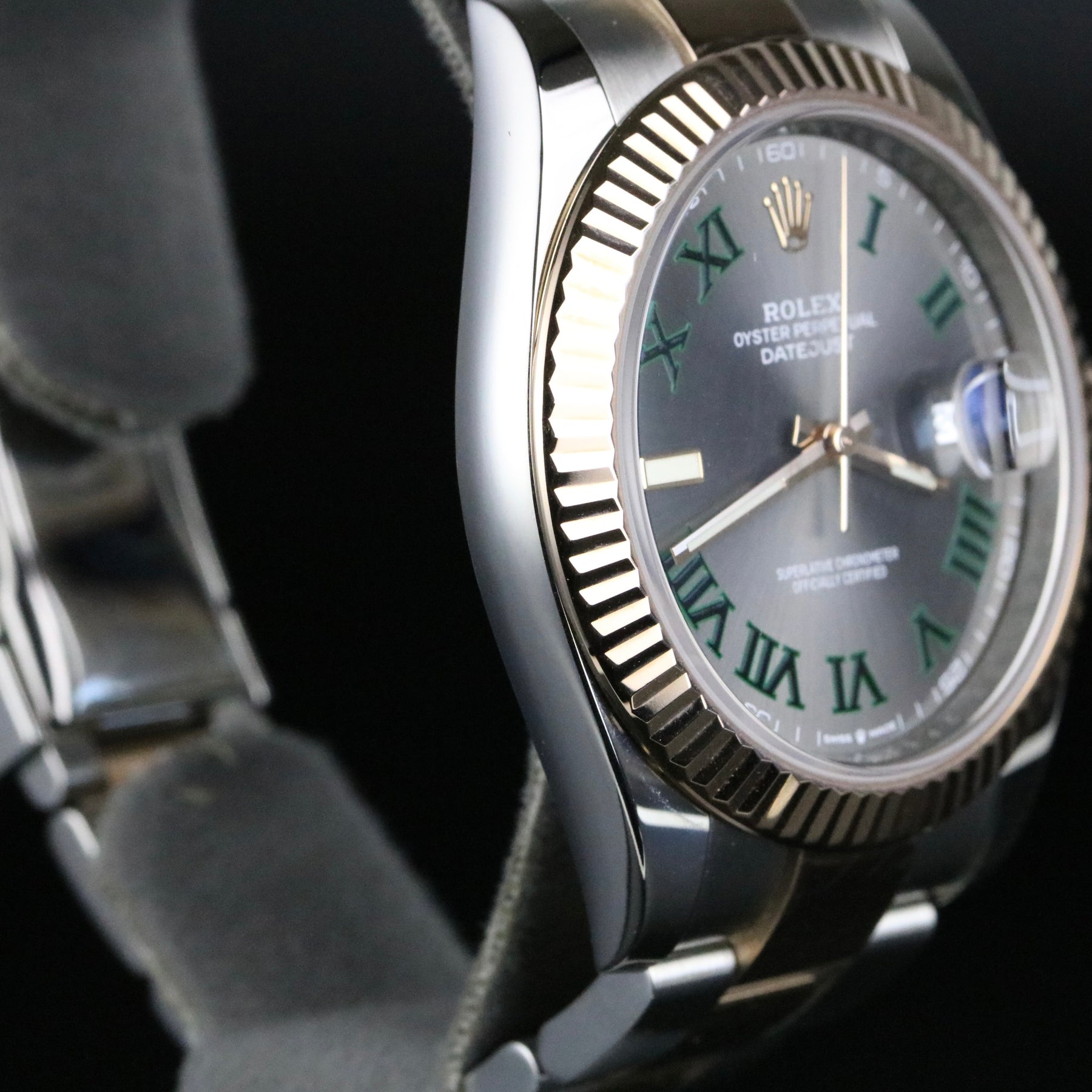 2022 Rolex 126331 Datejust 41mm Wimbledon with Box & Papers