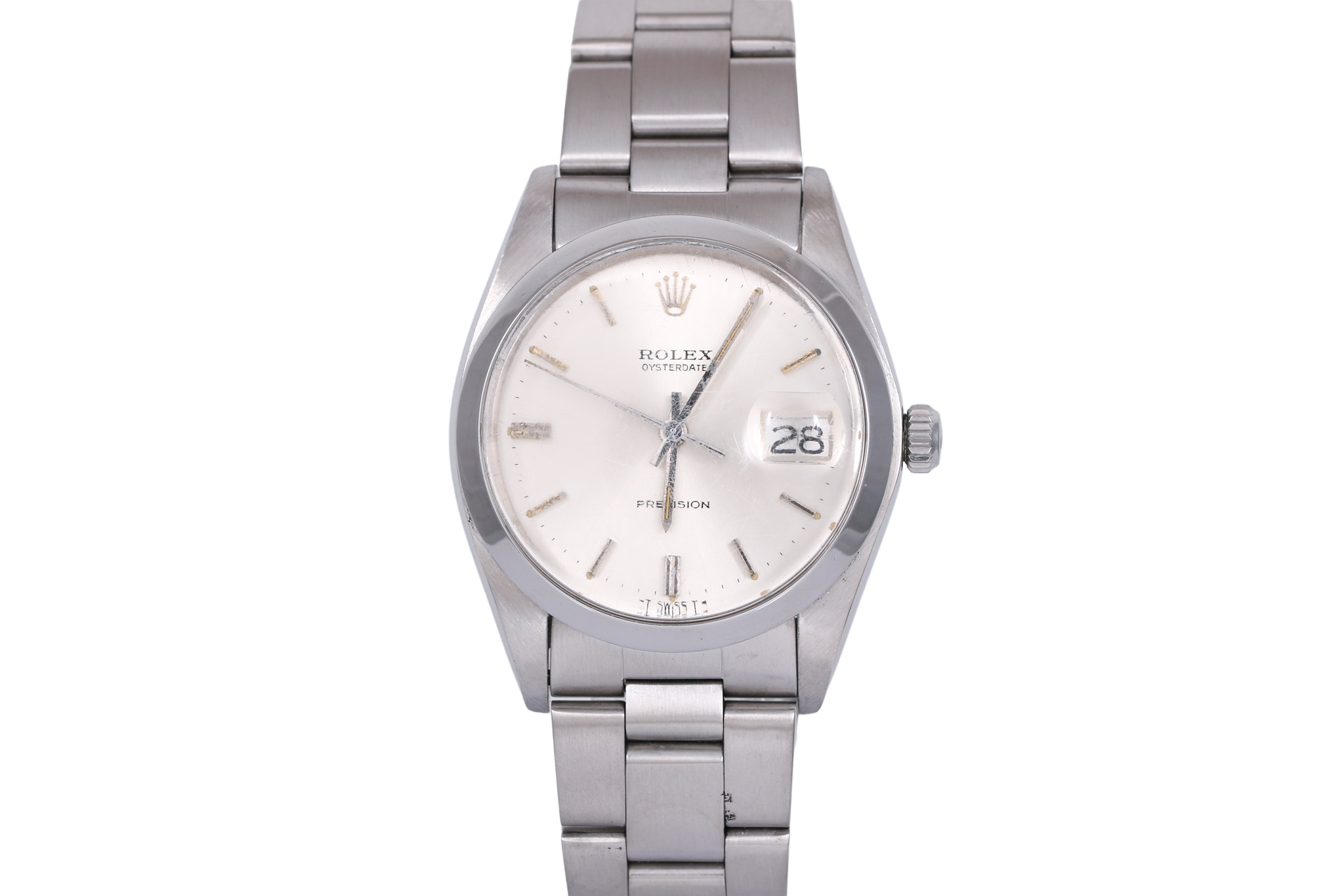 1972 Rolex Oysterdate Precision 34mm - 6694 (Silver)