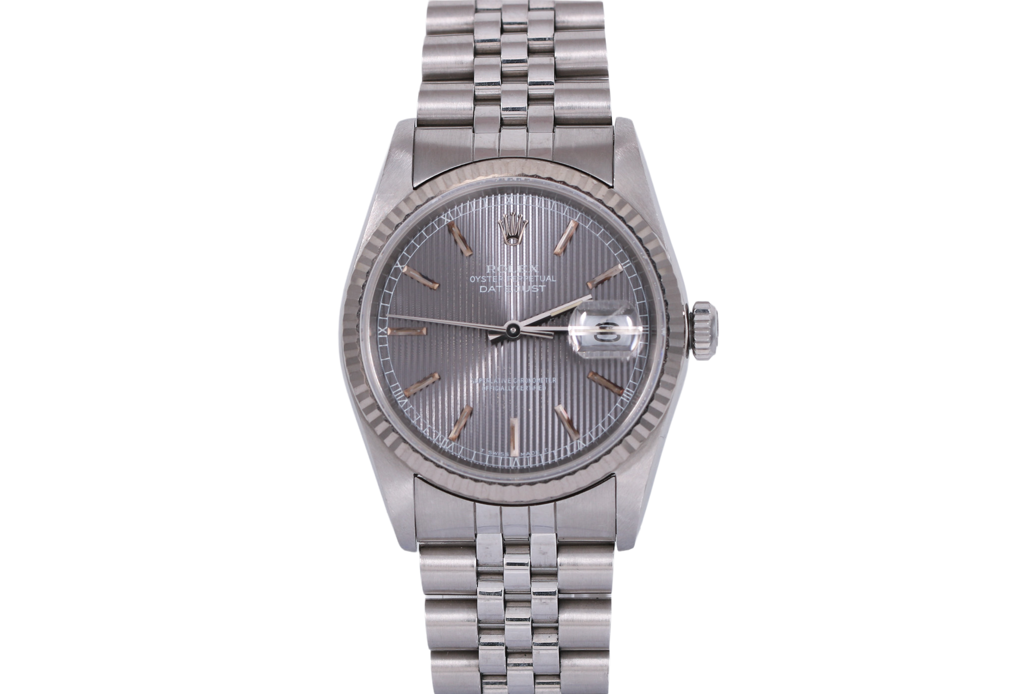 1987 Rolex Datejust 36mm - 16234 (Grey Tapestry)
