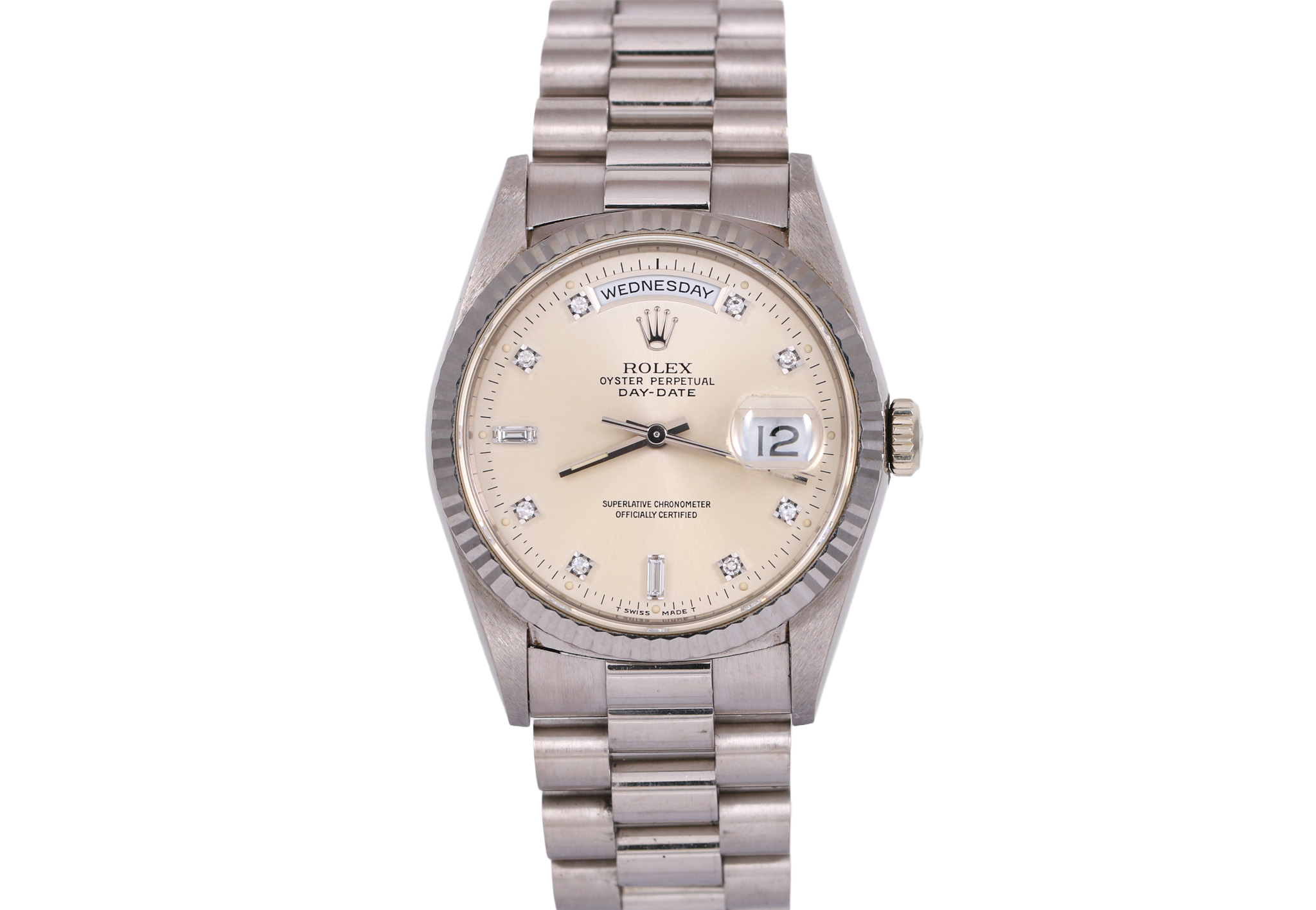 1990 Rolex Day-Date 36mm - 18239 (Silver)