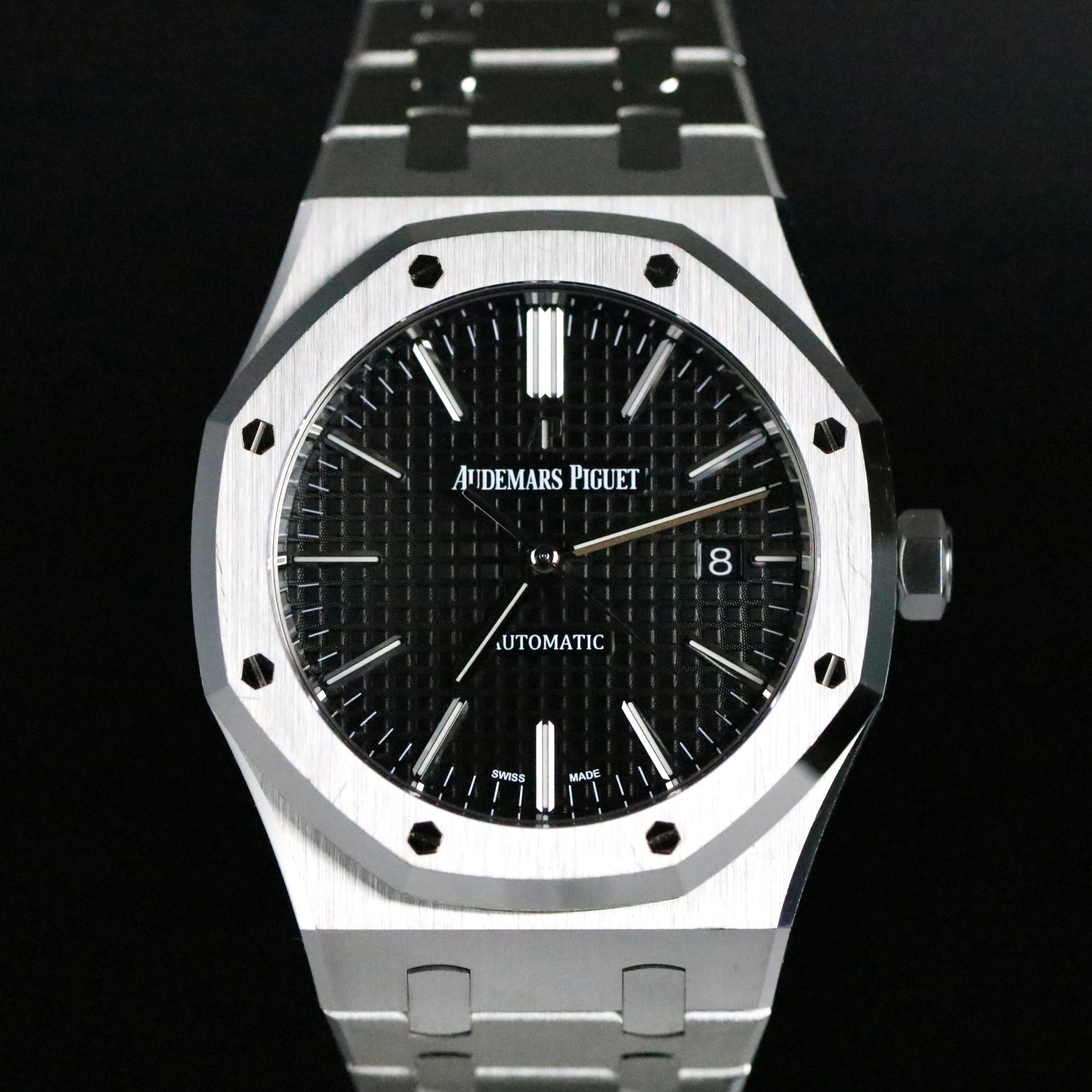 2017 Audemars Piguet 15400ST Royal Oak 41mm Black Dial with Box & Papers