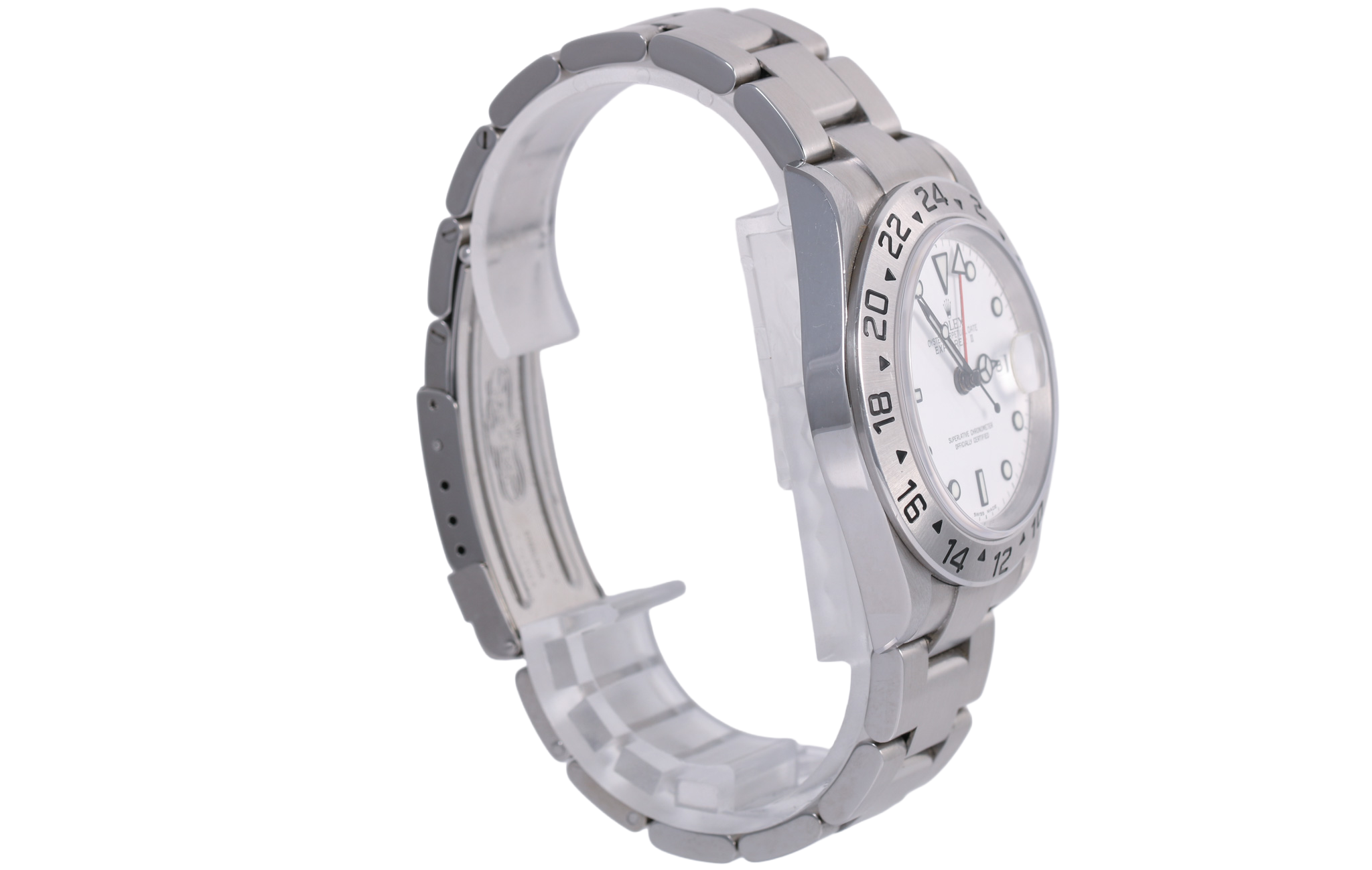 2006 Rolex Explorer II 40mm No Holes Case - 16570 (White)