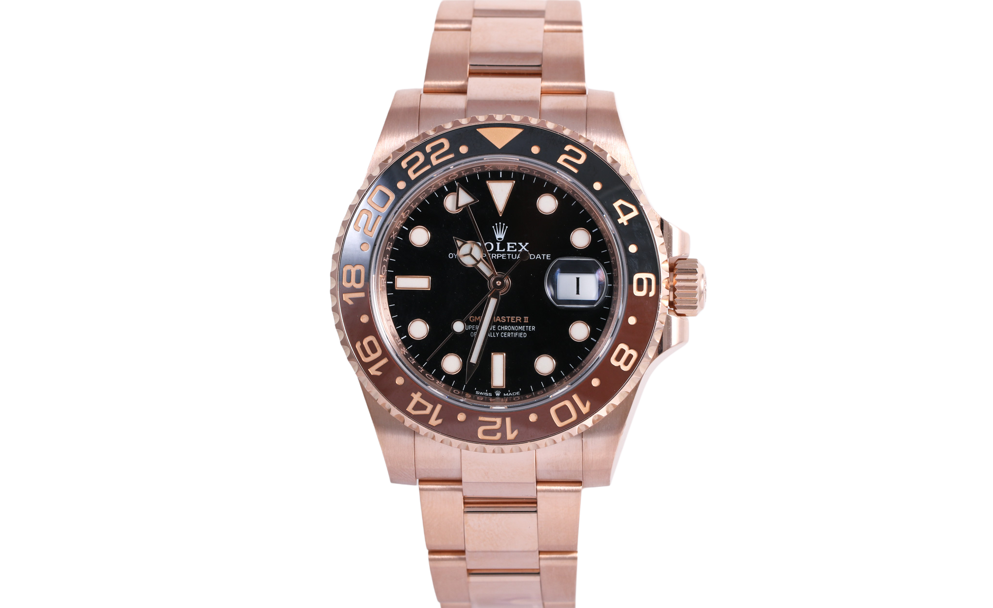 2018 Rolex GMT - MASTER II -126715CHNR (Rootbeer)