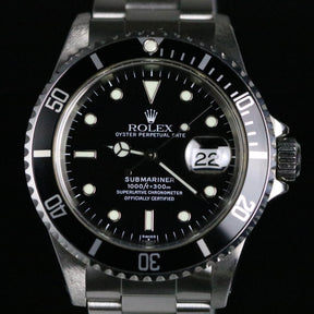 1997 Rolex 16610 Submariner 40mm "SWISS" Dial