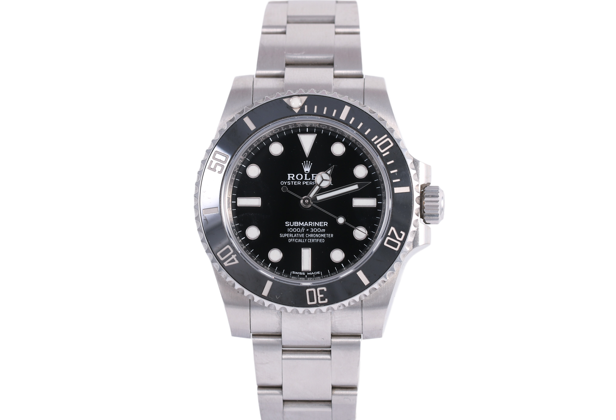 2019 Rolex Submariner No-Date 40mm - 114060 (Black)
