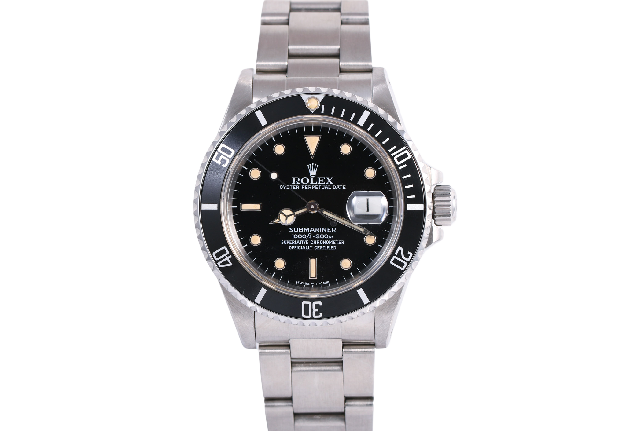 1985 Rolex Submariner Date 40mm - 168000 (Triple Zero)