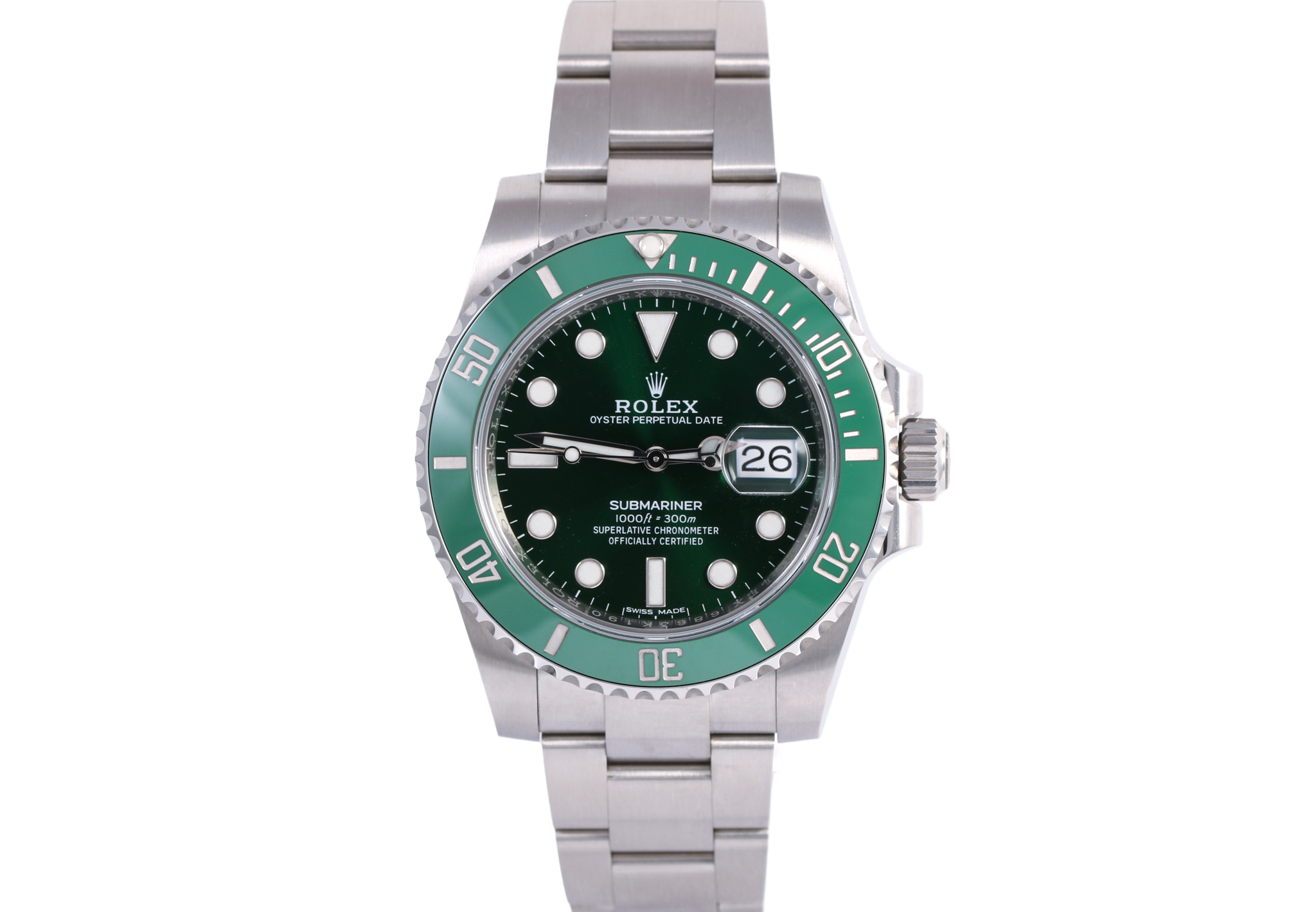2019 Rolex Submariner Date 40mm - 116610LV (Hulk)