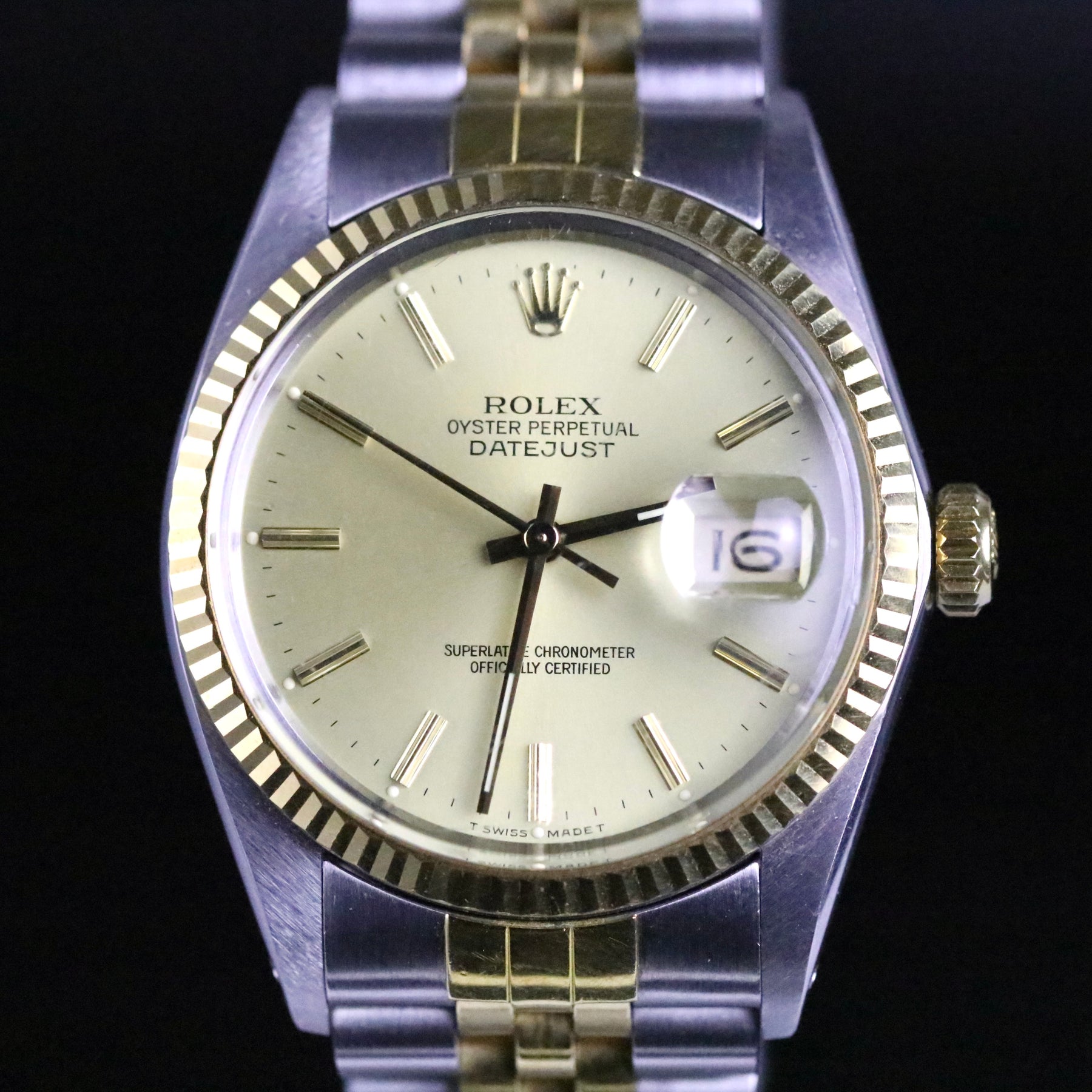 1987 Rolex 16013 Datejust 36mm with Box & Papers