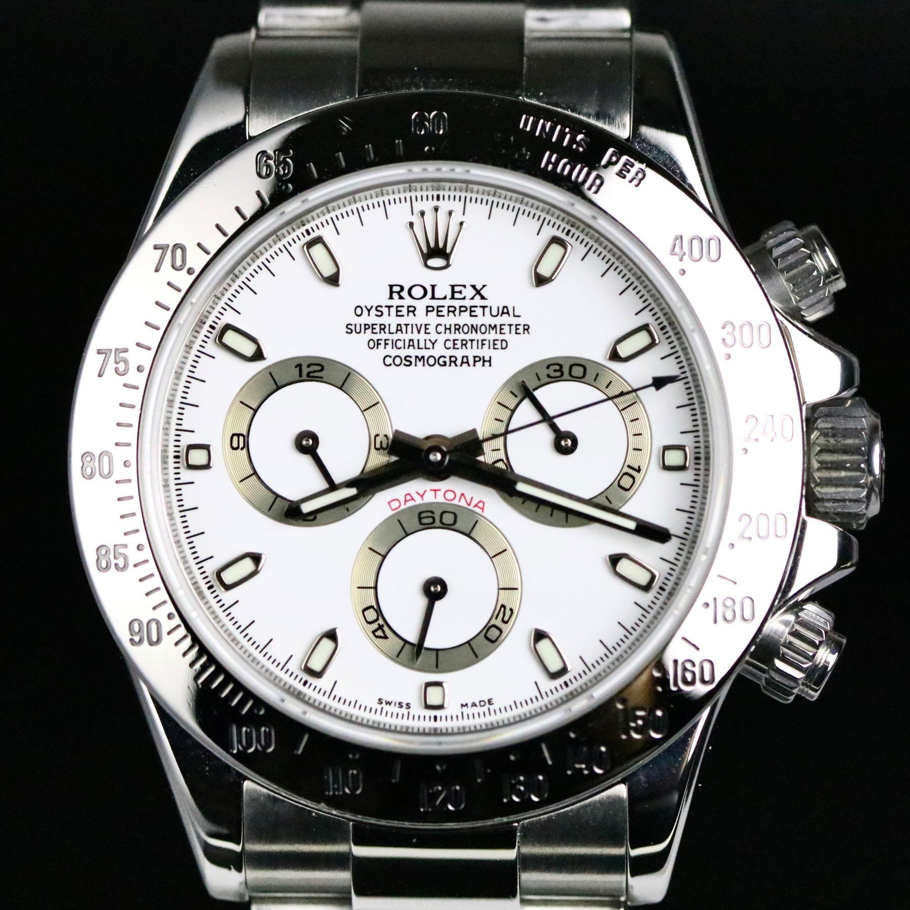 2008 Rolex 116520 Daytona Fat Buckle with Box