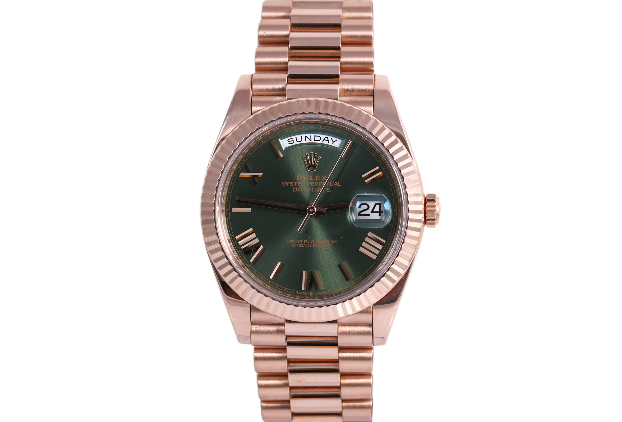 2019 Rolex Day-Date 40mm - 228235 (Olive)