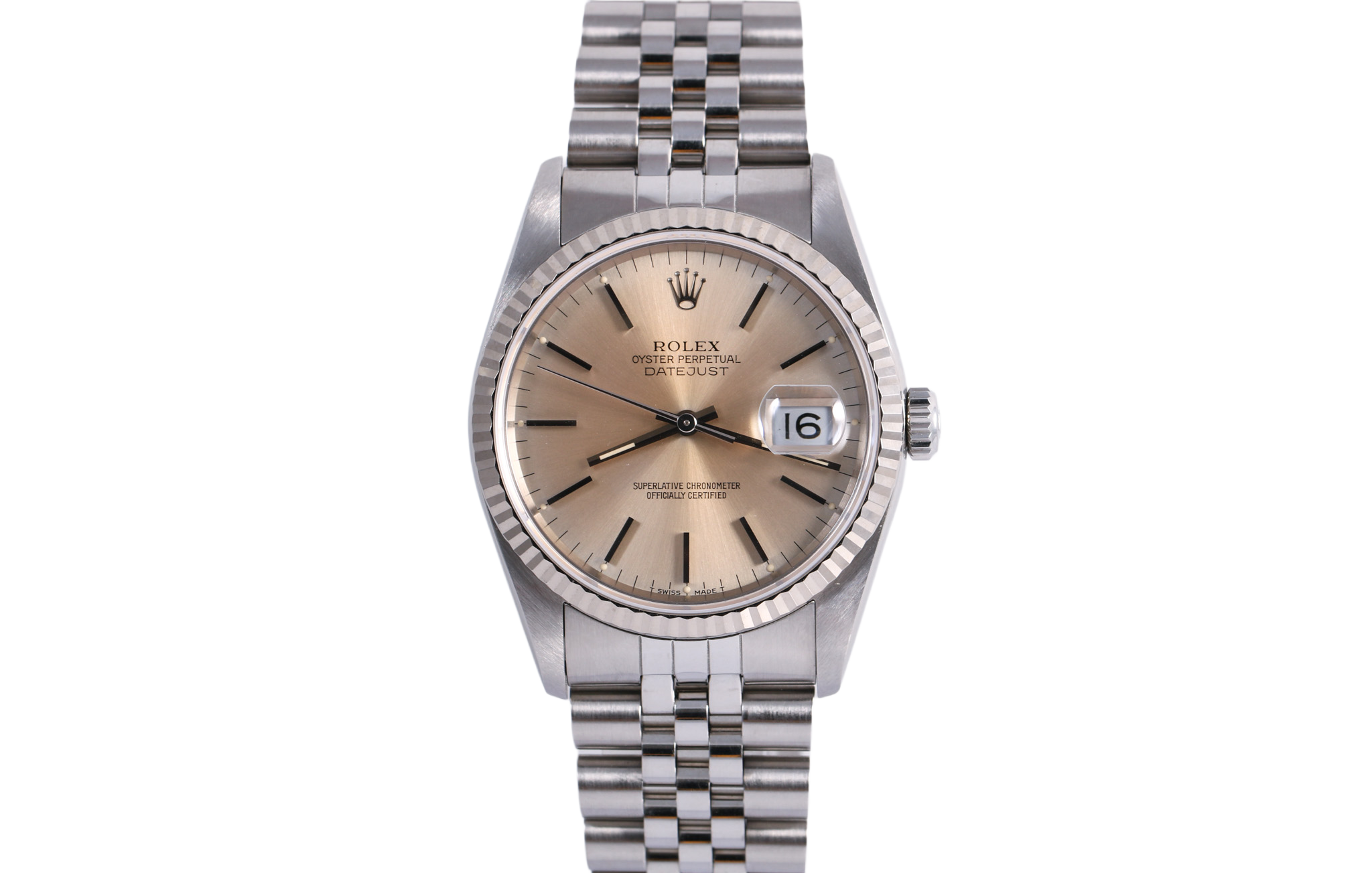 1991 Rolex Datejust 36mm - 16234 (Silver)