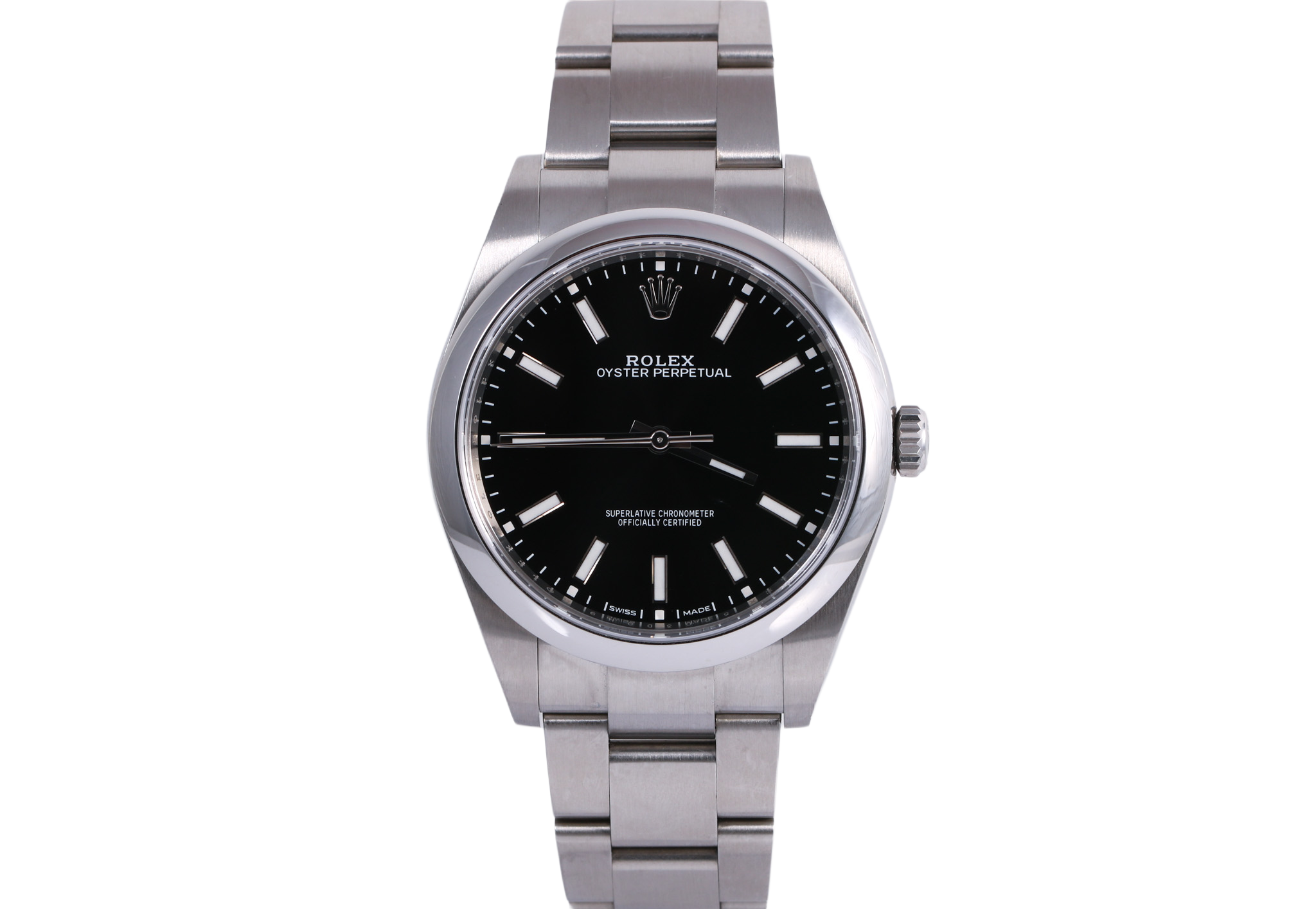 2019 Rolex Oyster Perpetual 39mm - 114300 (Black)