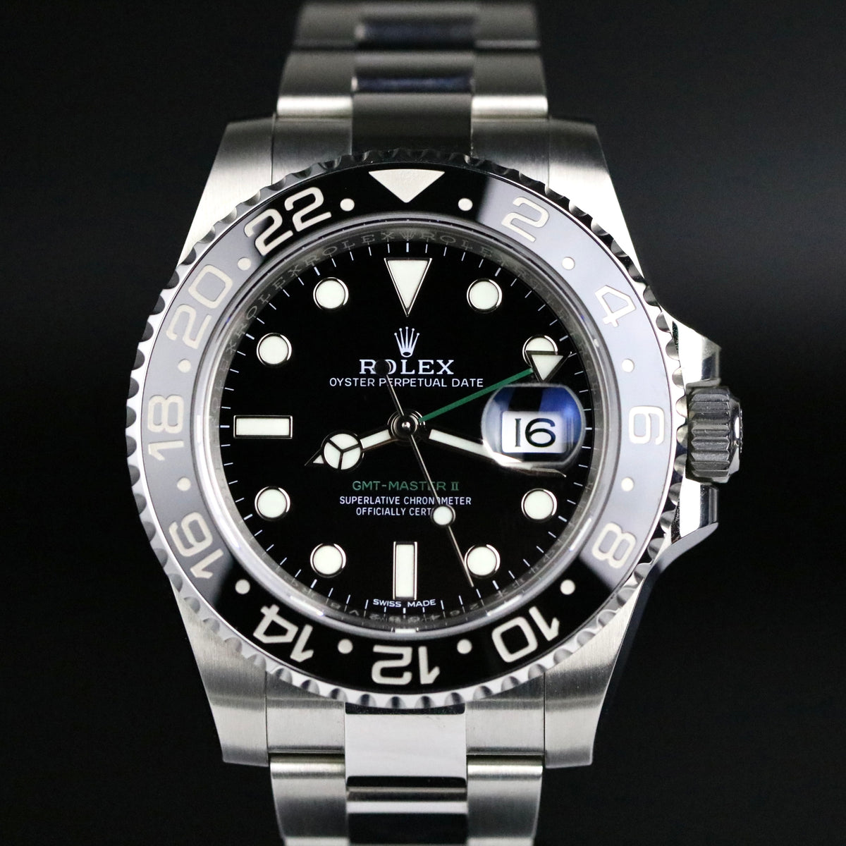 2018 Rolex 116710LN GMT-MASTER II with Box & Papers