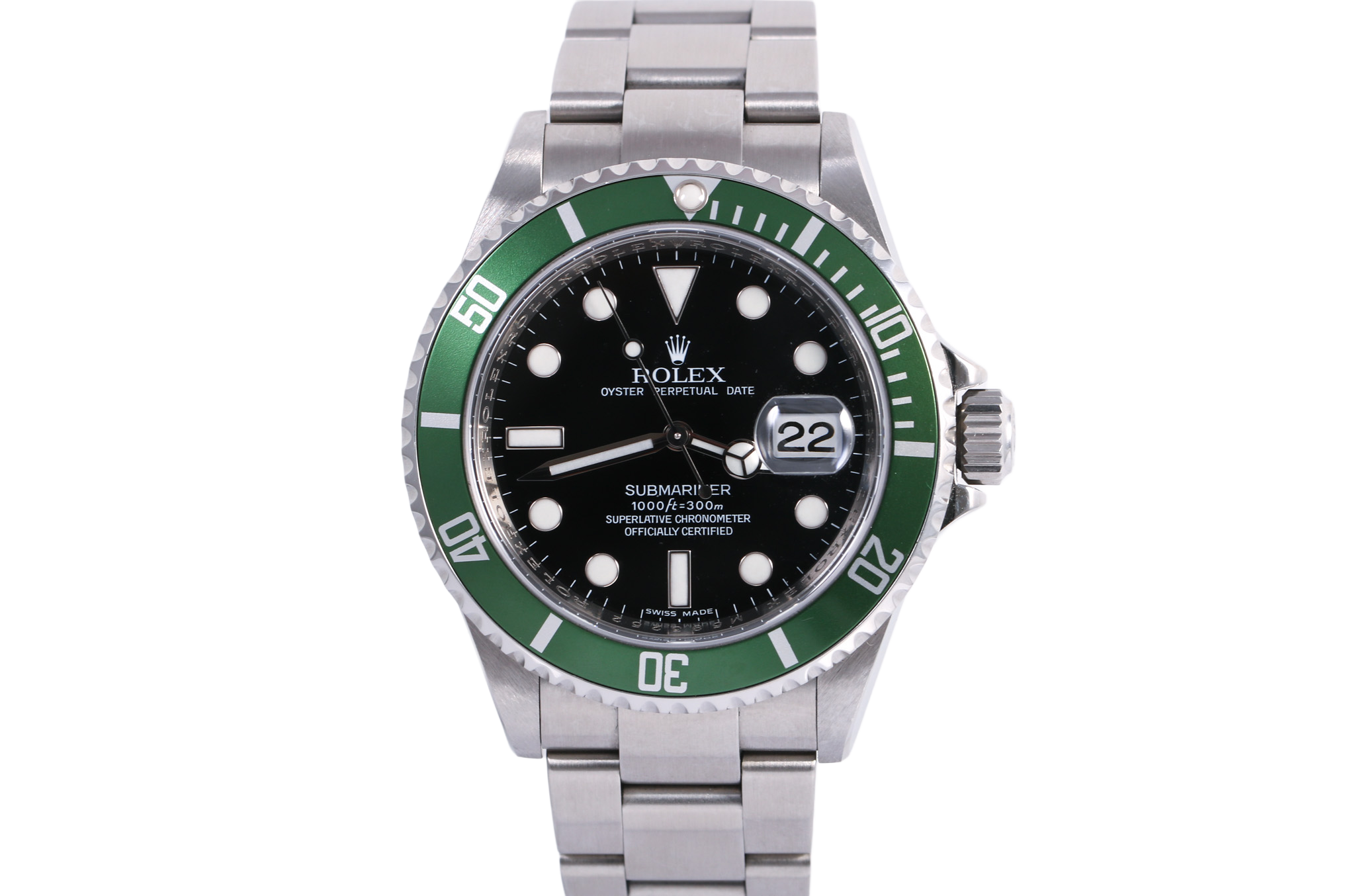 2007 Rolex Submariner Date 40mm - 16610LV (Kermit)
