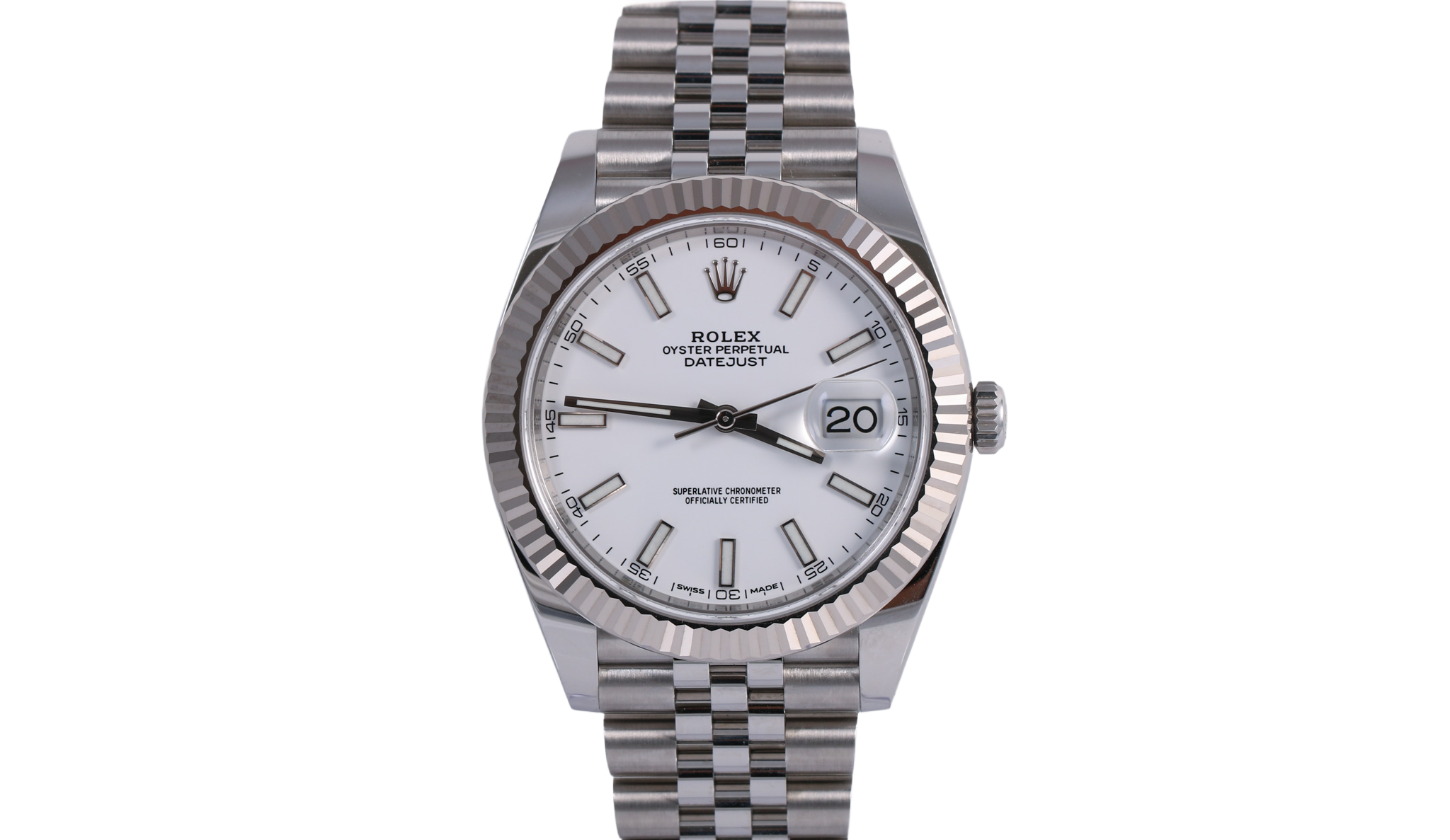 2018 Rolex Datejust 41mm Jubilee - 126334 (White)