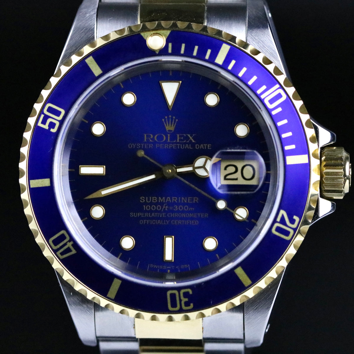 1993 Rolex 16613 Submariner Blue with Box & Papers