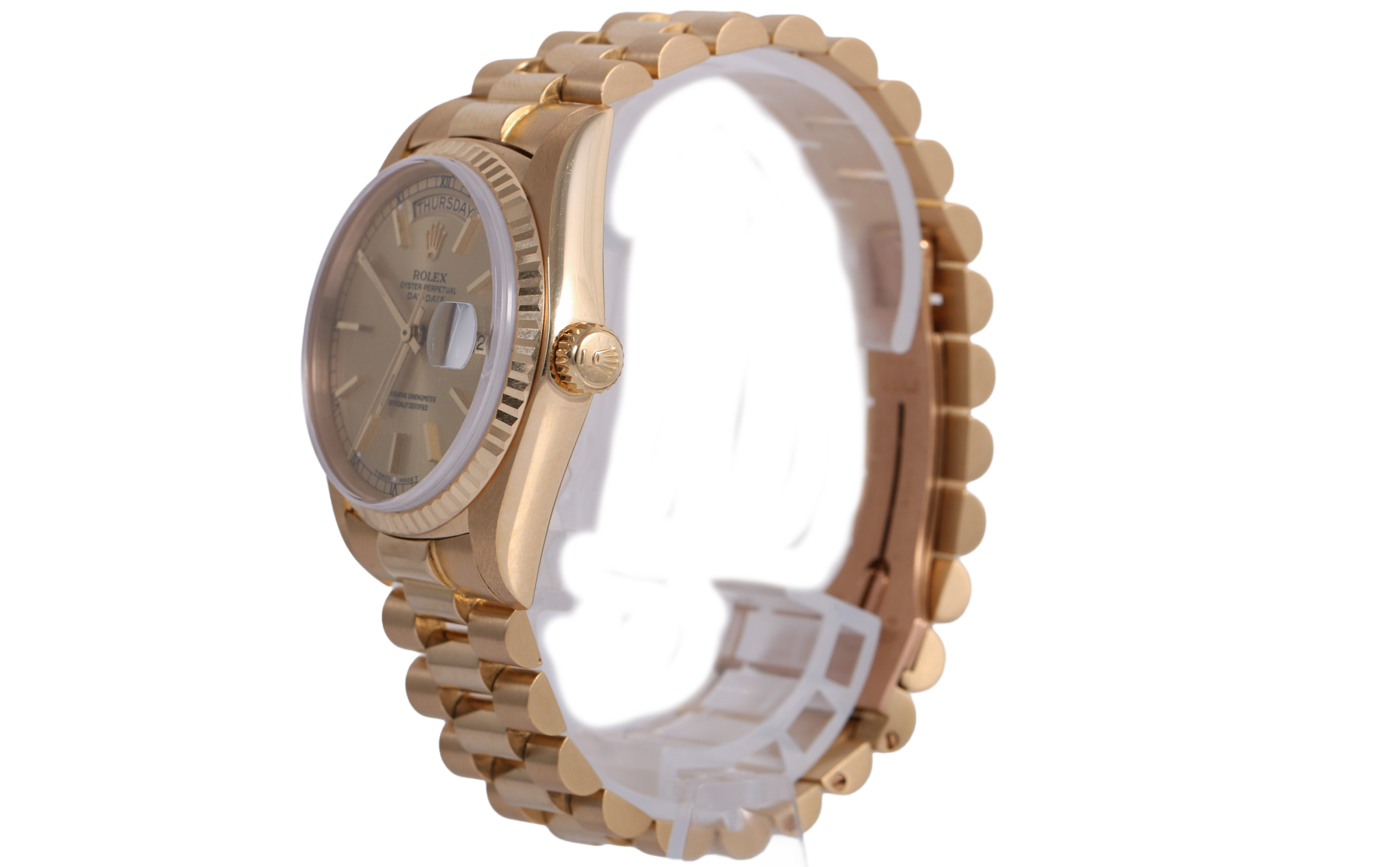 1986 Rolex Day-Date 36mm - 18038 (Champagne)