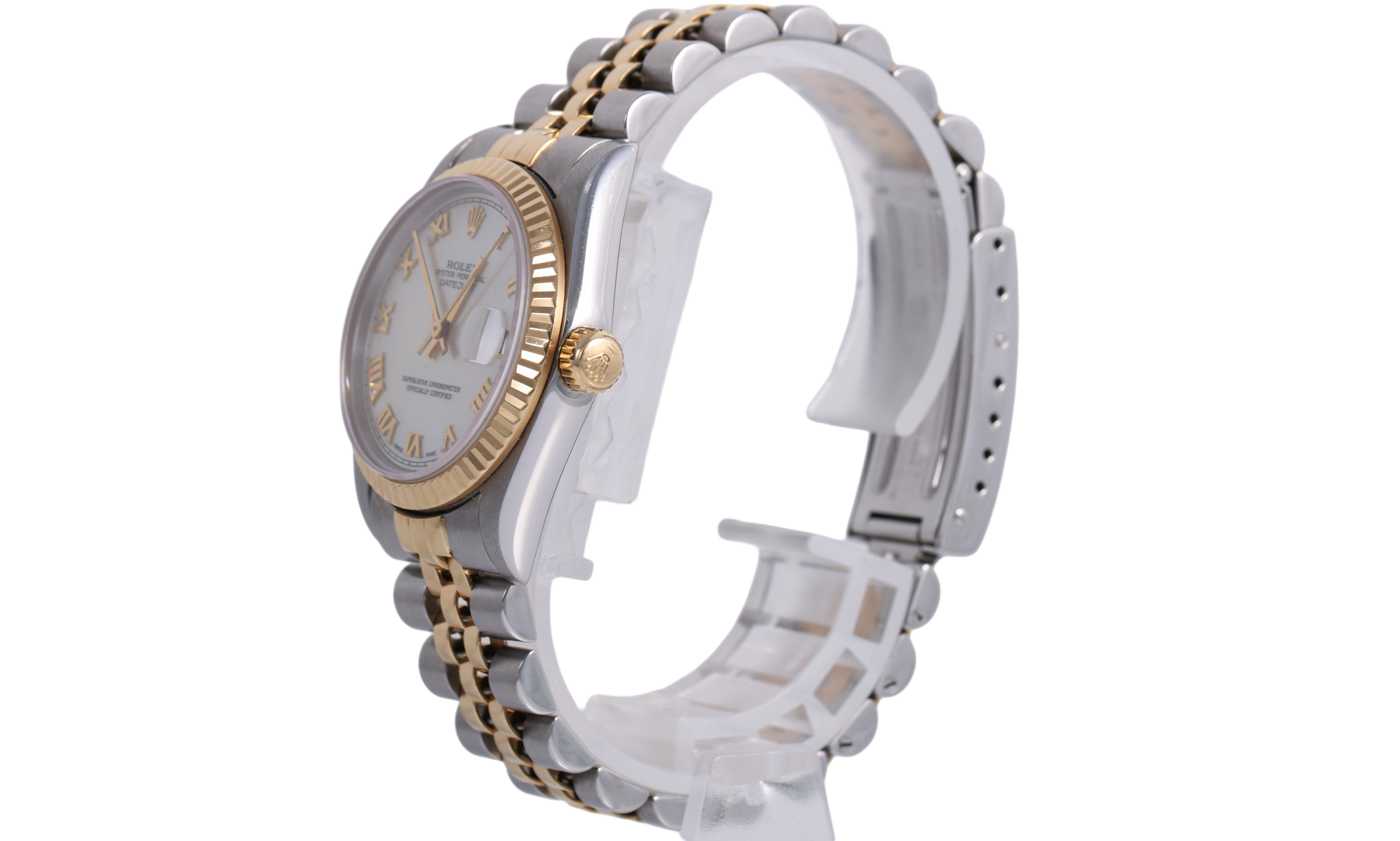 1994 Rolex Datejust 31mm - 68273 (White MOP Roman)