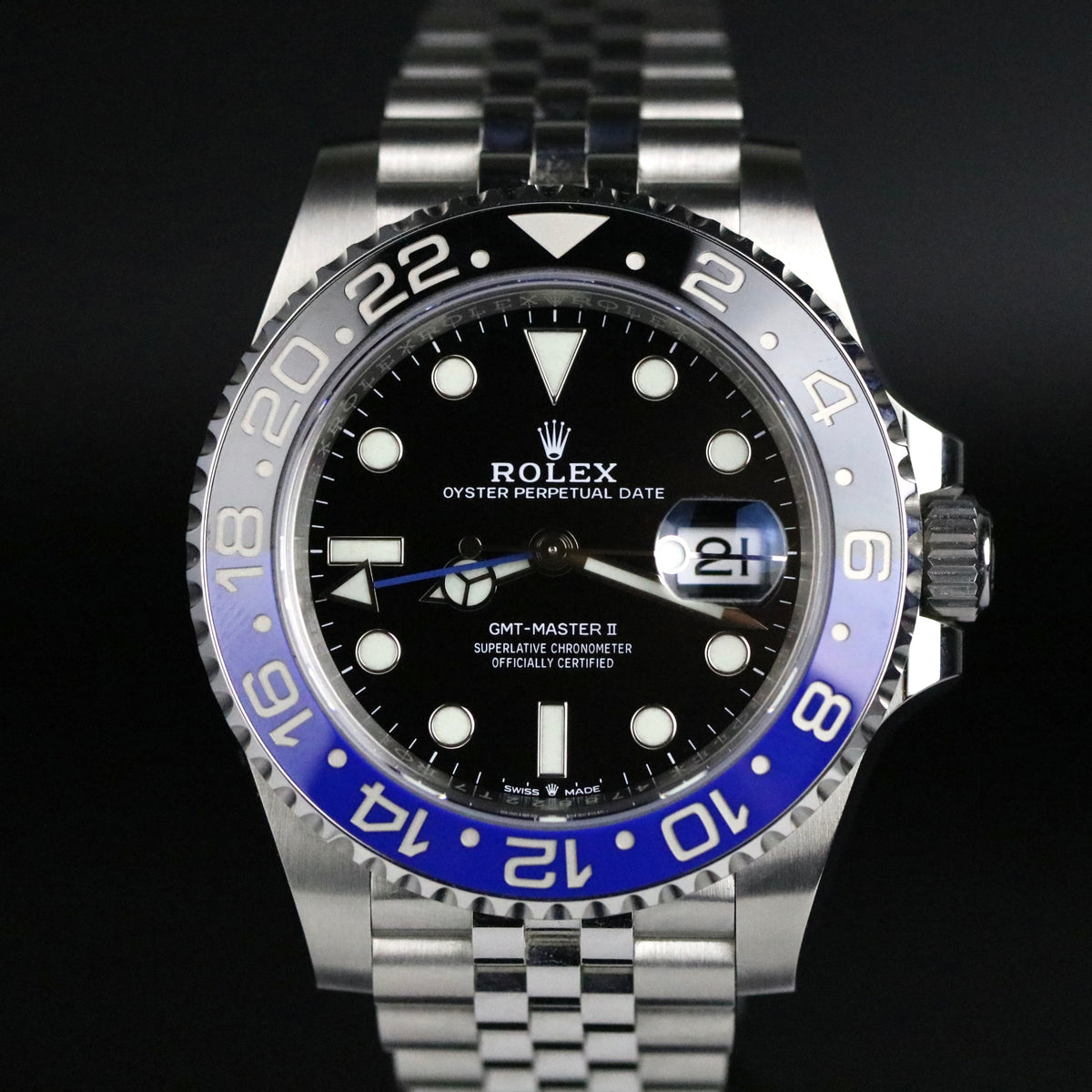 2020 Rolex 126710BLNR GMT-MASTER II Batgirl with Box & Papers