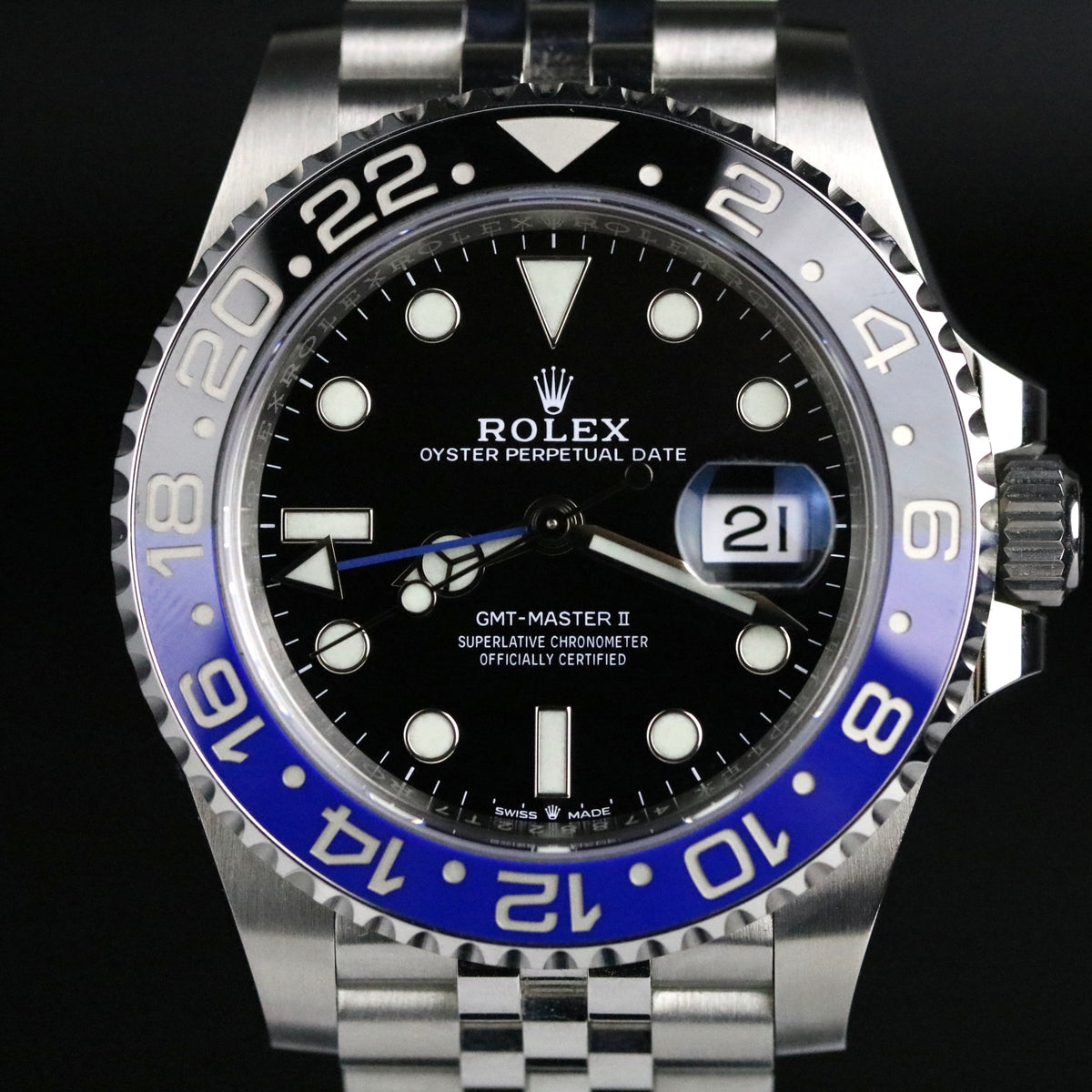 2020 Rolex 126710BLNR GMT-MASTER II Batgirl with Box & Papers