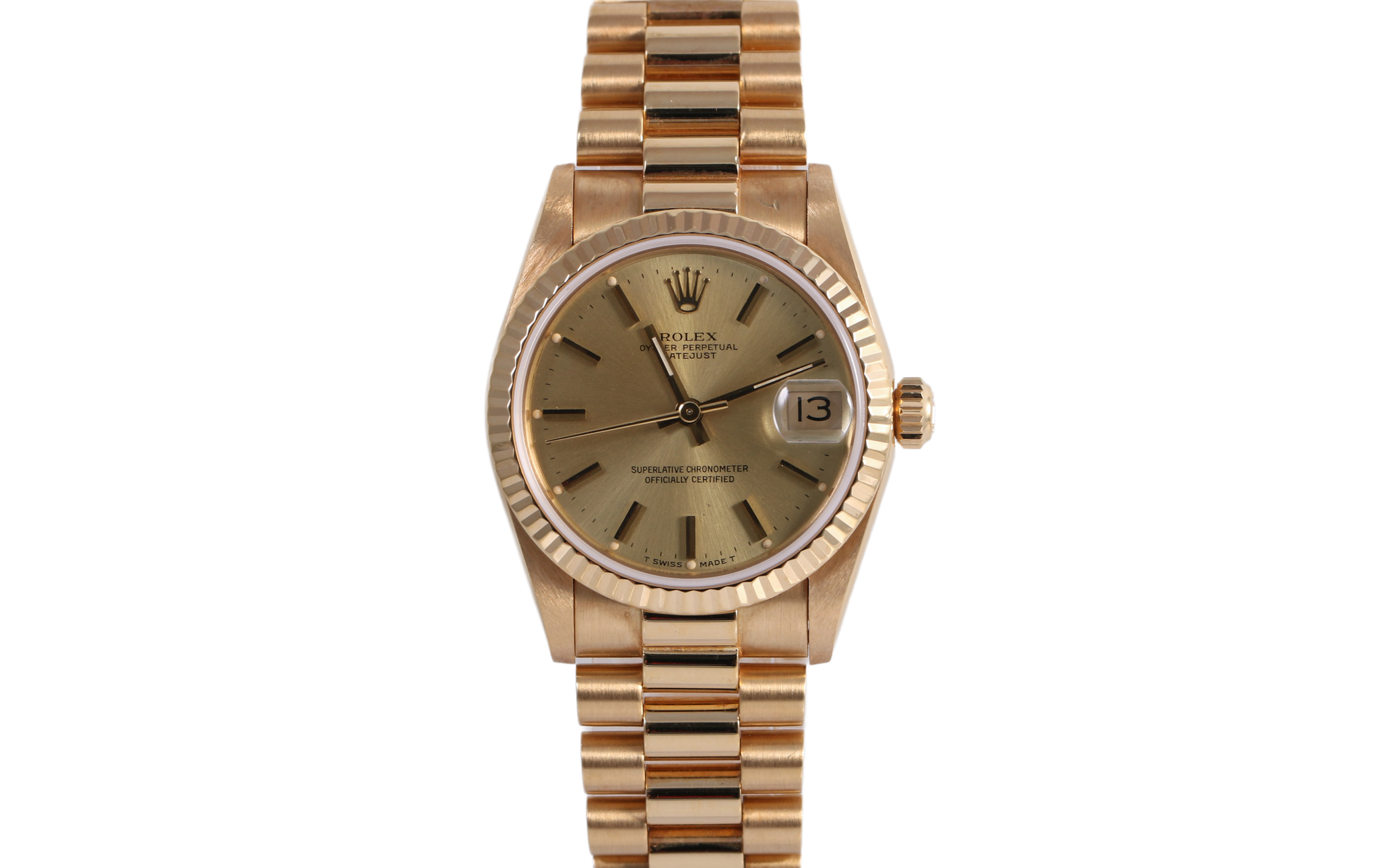 1986 Rolex Datejust 31mm - 68278 (Champagne)