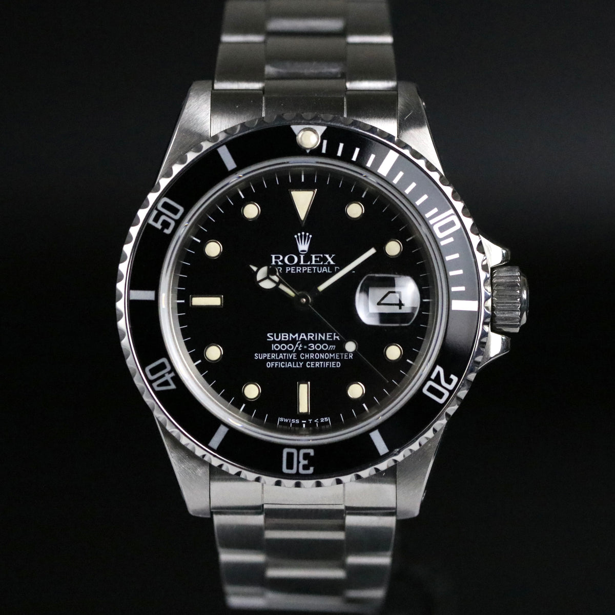 1987 Rolex 16800 Submariner with Box & Papers