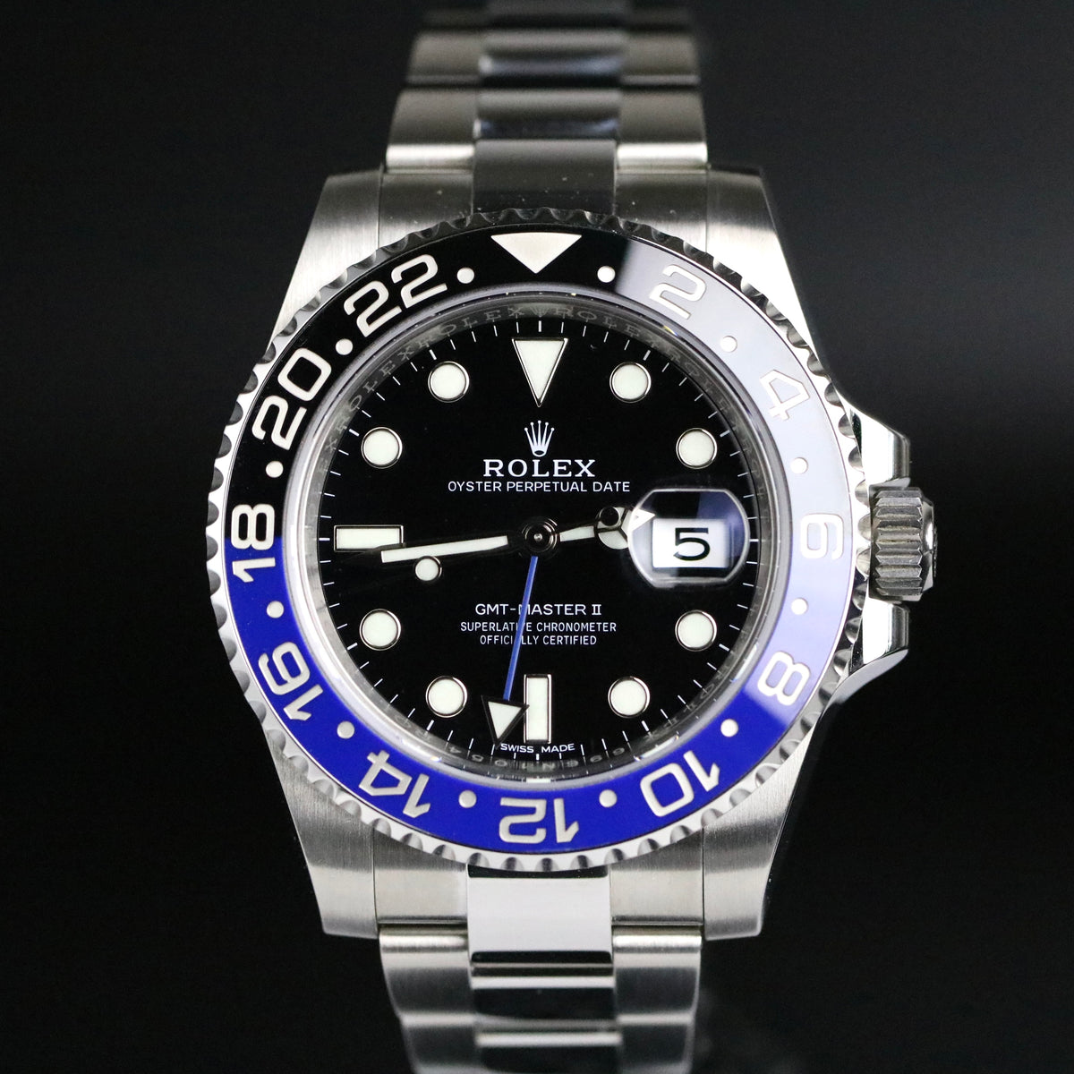 2016 Rolex 116710BLNR GMT-MASTER II "Batman" with Box & Papers