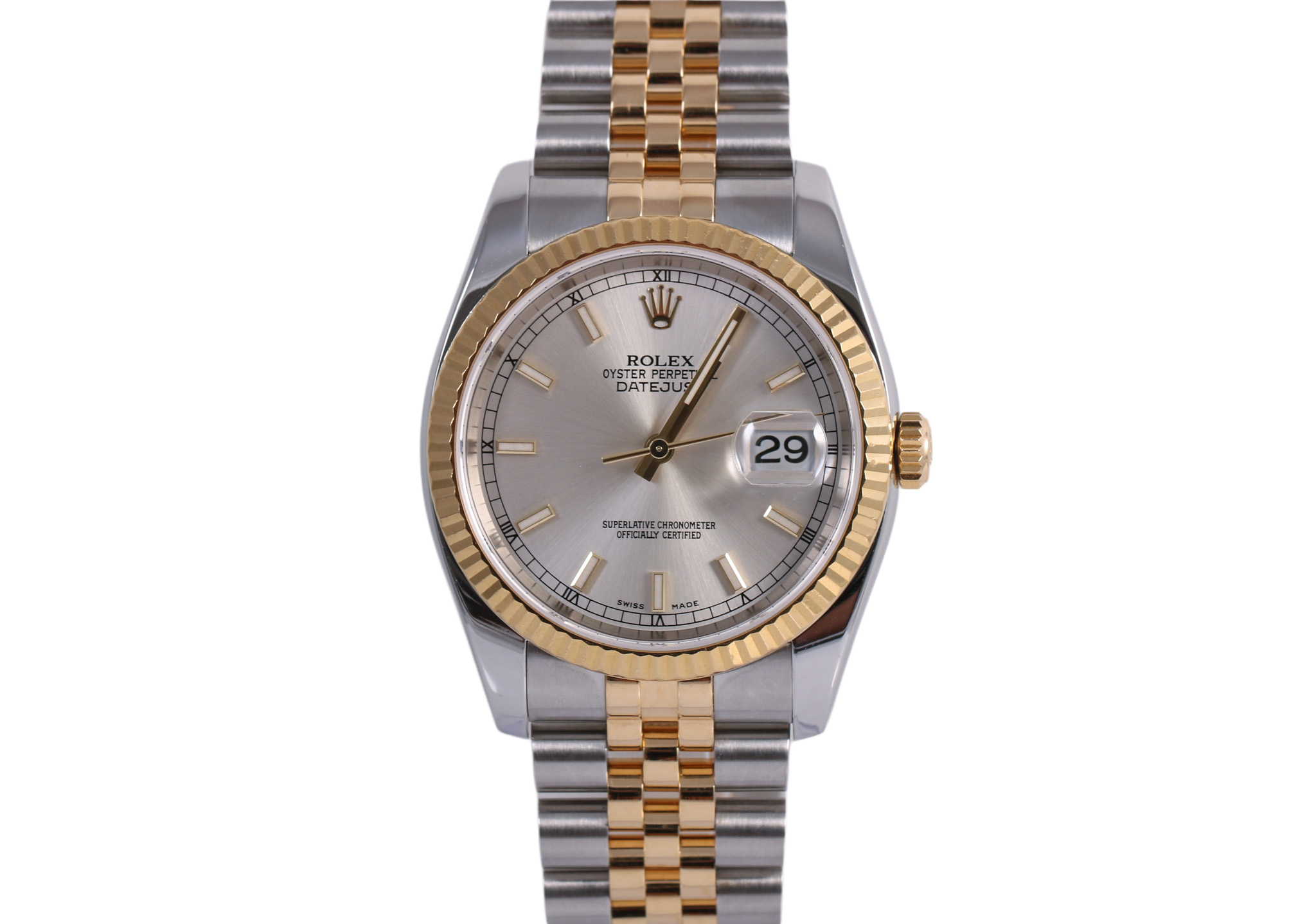 2008 Rolex Datejust 36mm Super Jubilee- 116233 (Silver)