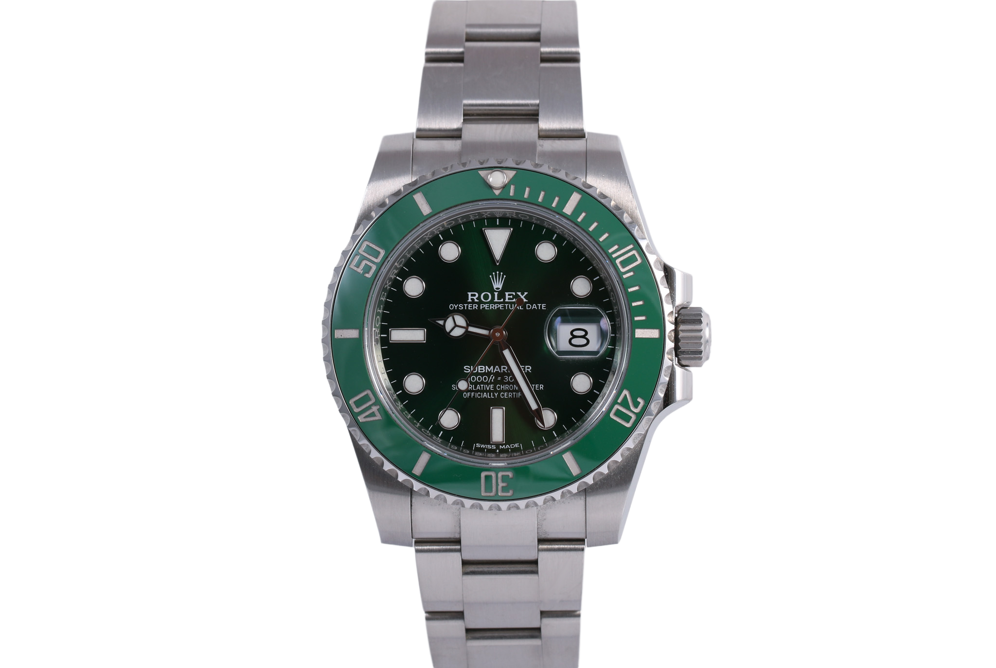 2018 Rolex Submariner Date 40mm - 116610LV (Hulk)