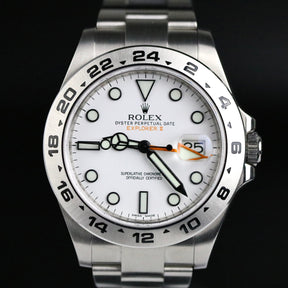 2009 Rolex 216570 Explorer II 42mm Polar with Box & Papers