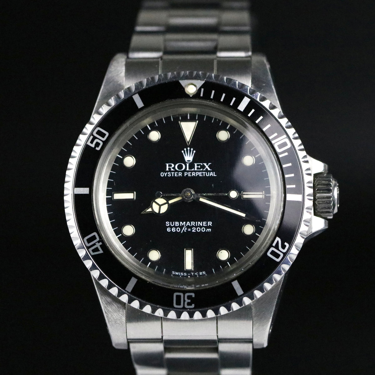 1987 Rolex 5513 No-Date Submariner with Paper, Serialized Tag