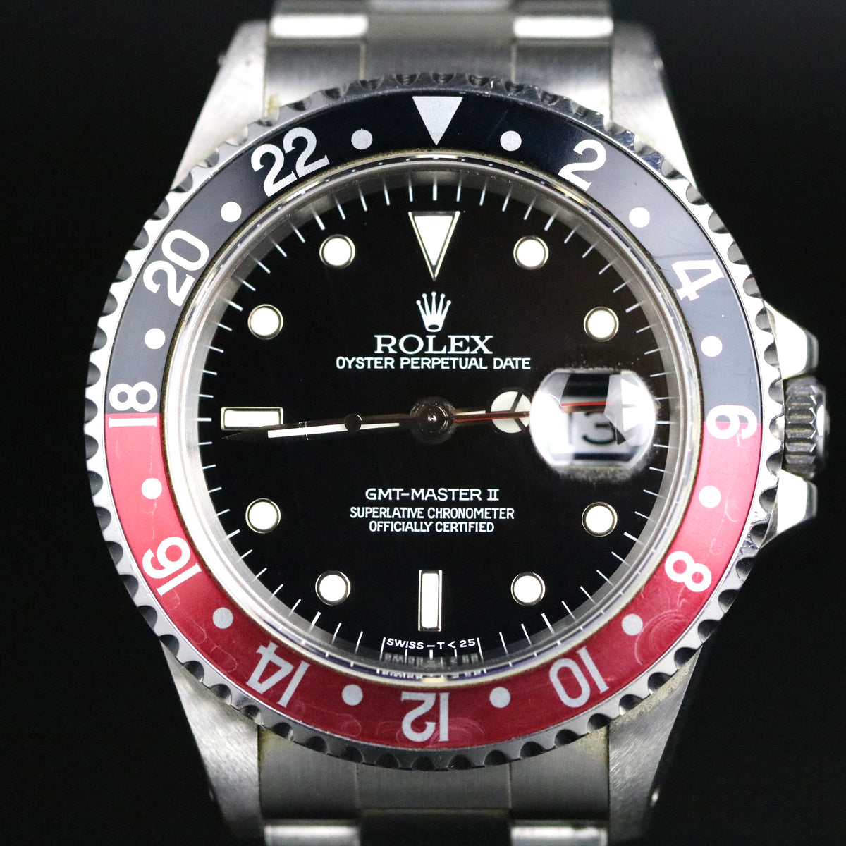 1997 Rolex 16710 GMT-MASTER II COKE Service Hands with RSC (2017)