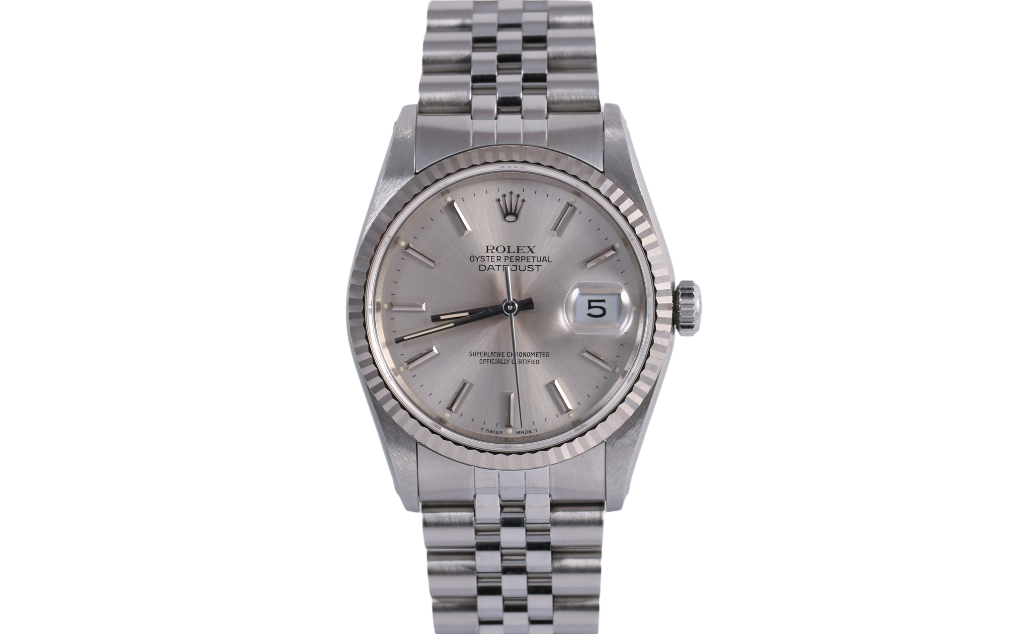 1990 Rolex Datejust 36mm - 16234 (Silver)