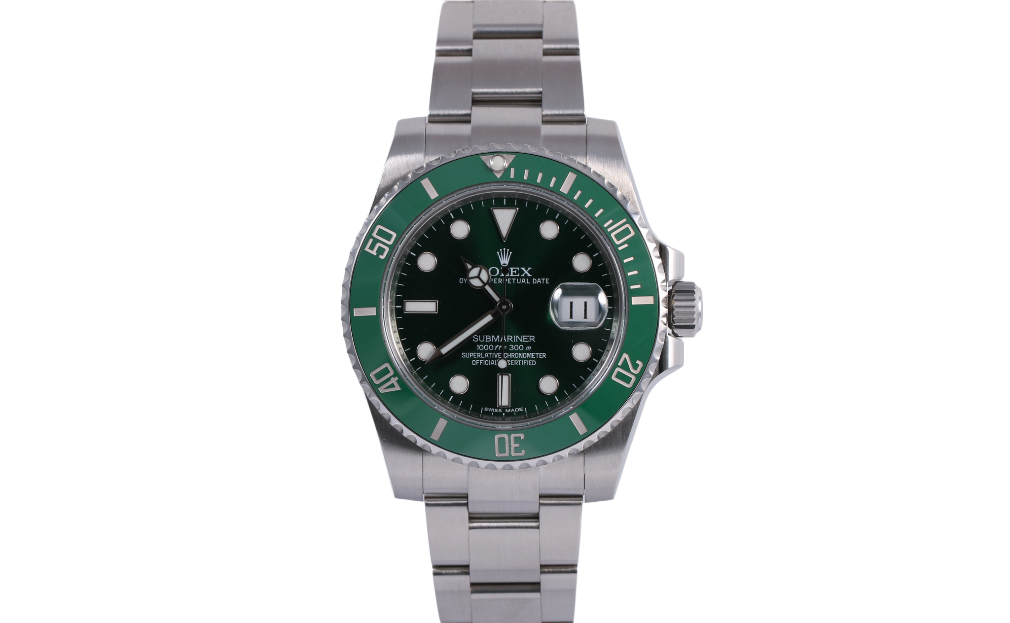 2013 Rolex Submariner Date 40mm - 116610LV (Hulk)