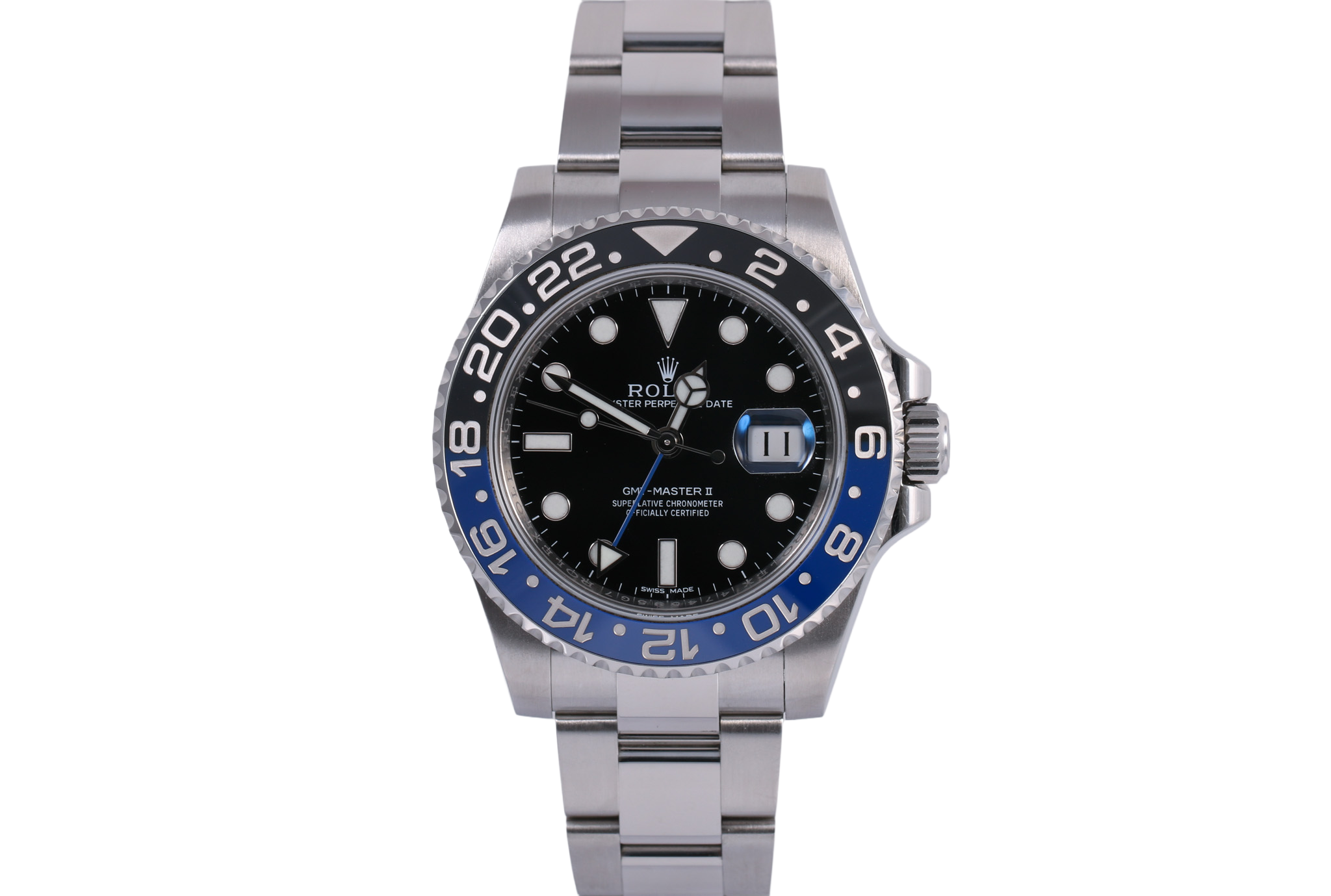2013 Rolex GMT Master-II 40mm - 116710BLNR (Batman)
