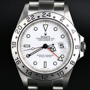 2008 Rolex 16570 Explorer II Polar 3186 Movement with Box & Papers