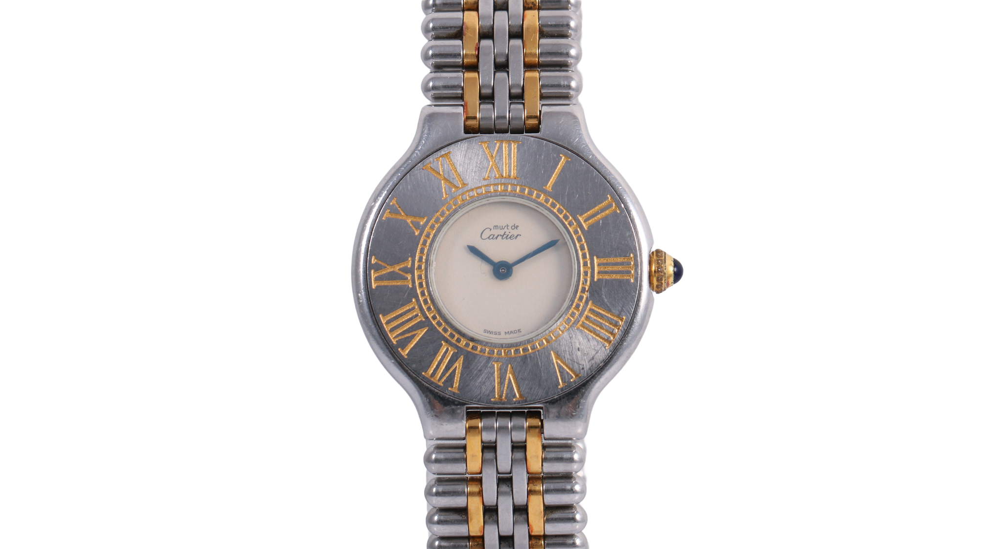 1990s Cartier Must 21 28mm - 1330 (White)