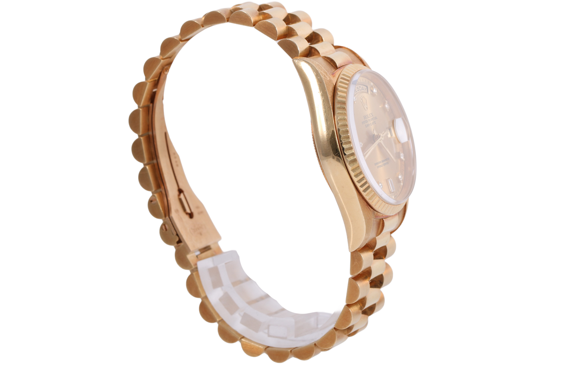 1991 Rolex Day-Date 36mm - 18238A (Factory Champagne Diamond)