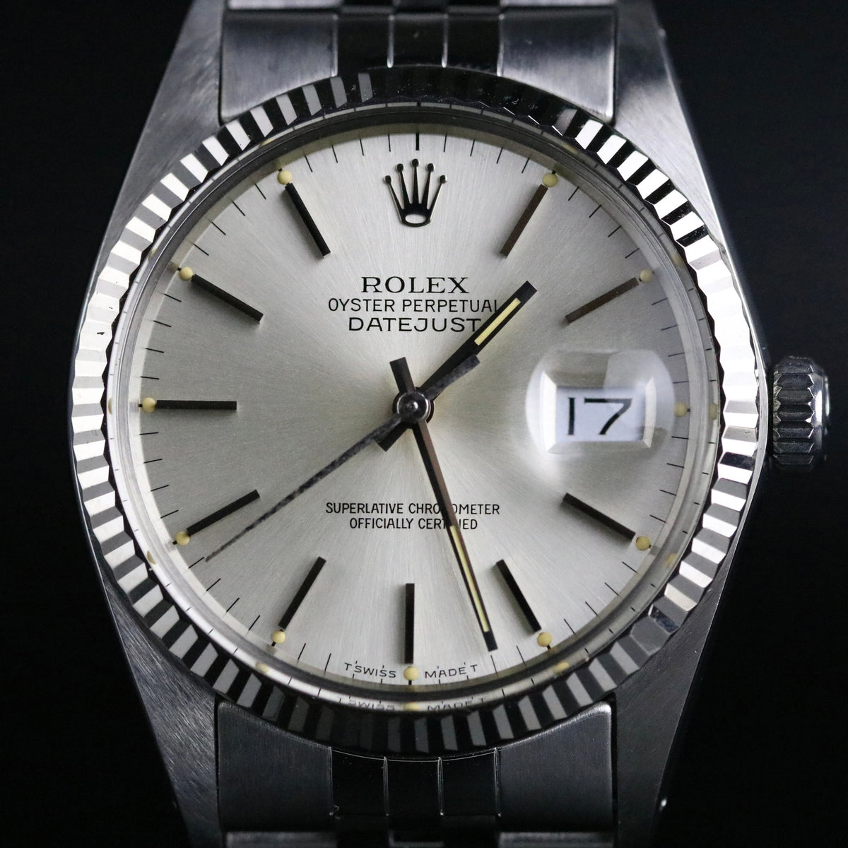 1985 Rolex 16014 Datejust 36mm with Box & Papers
