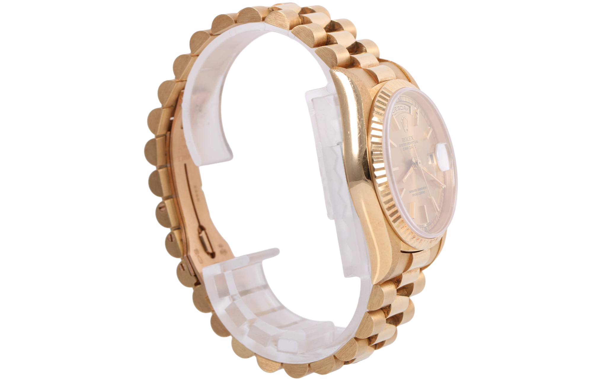 UNPOLISHED 1993 Rolex Day-Date 36mm - 18238 (Champagne)