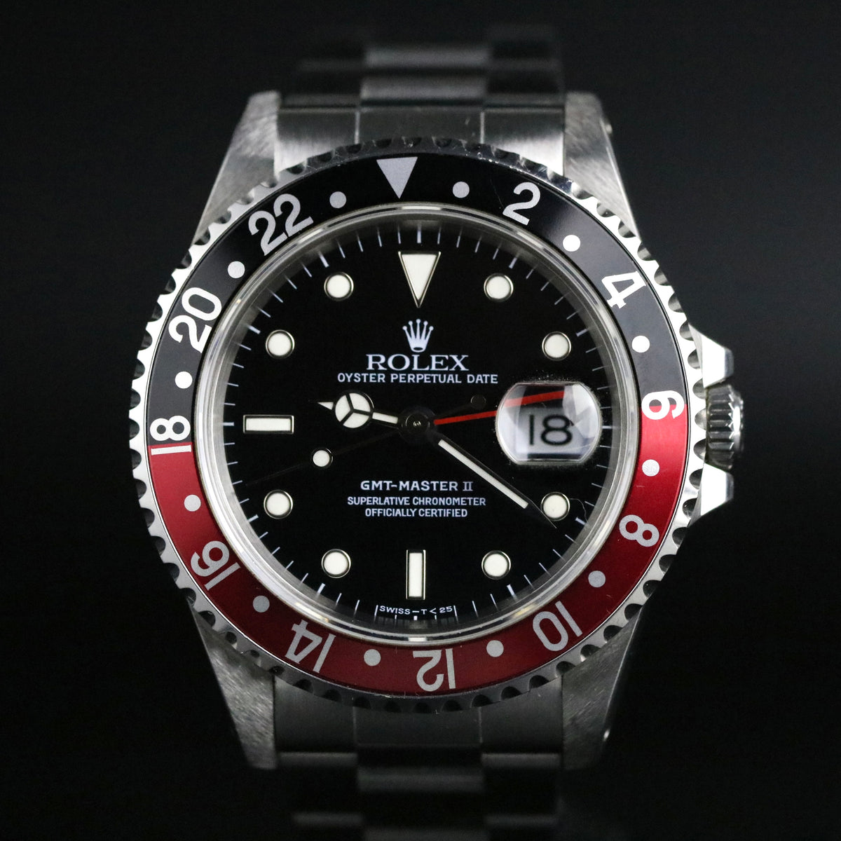 1996 Rolex 16710 GMT-MASTER II Coke with Box & Papers