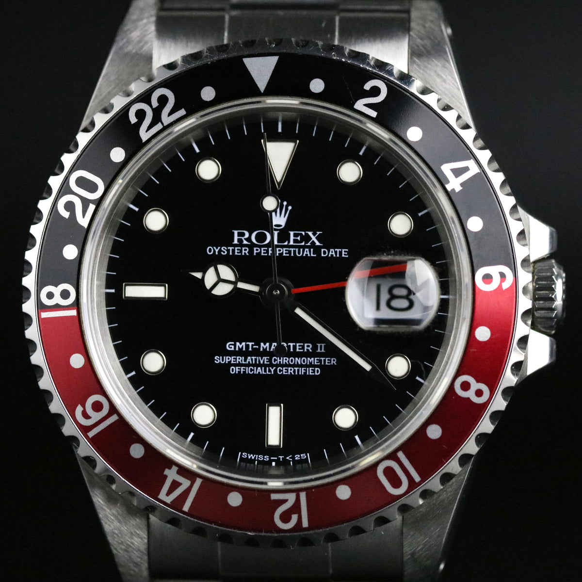 1996 Rolex 16710 GMT-MASTER II Coke with Box & Papers