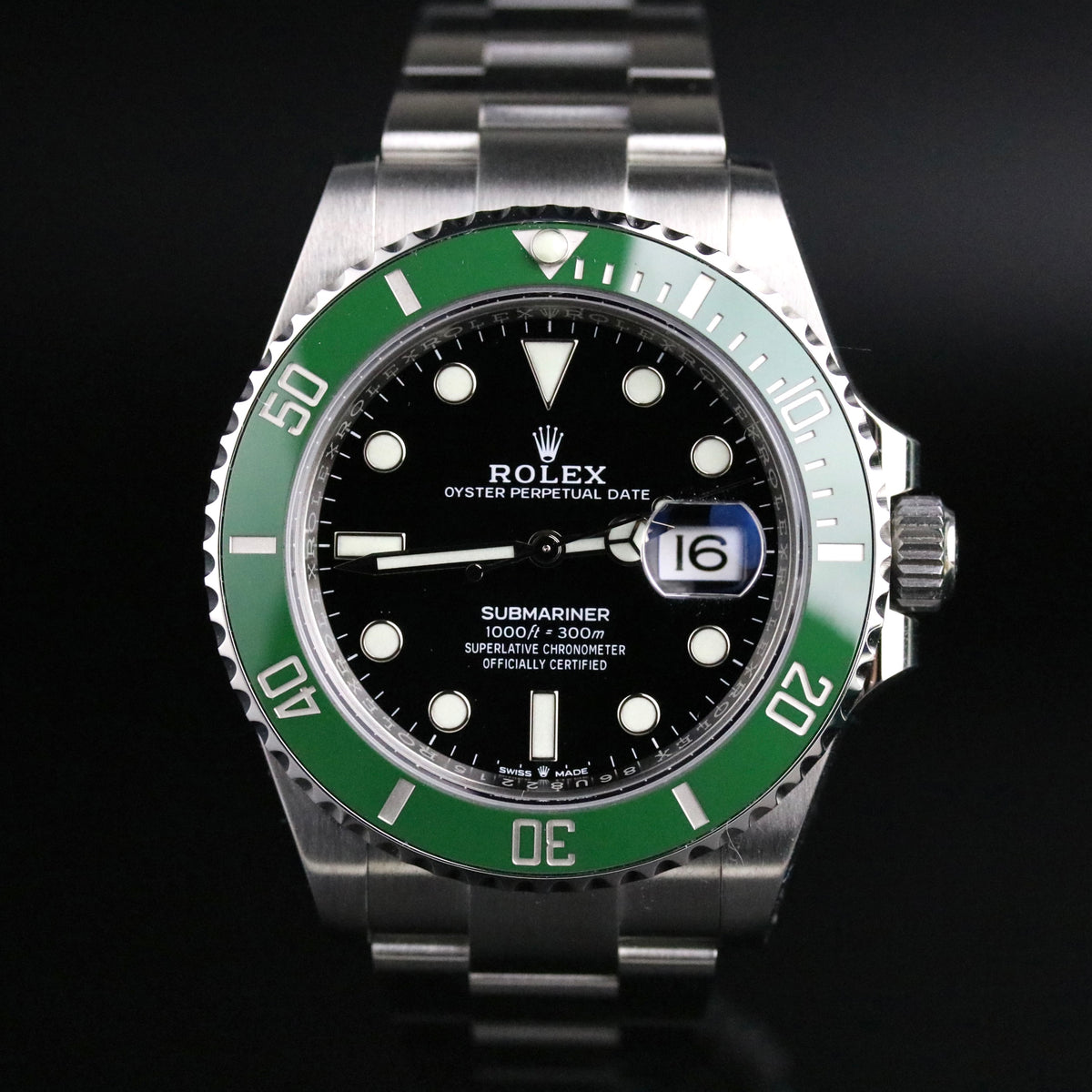2022 Rolex 126610LV Submariner 41mm "Starbucks" with Box & Papers