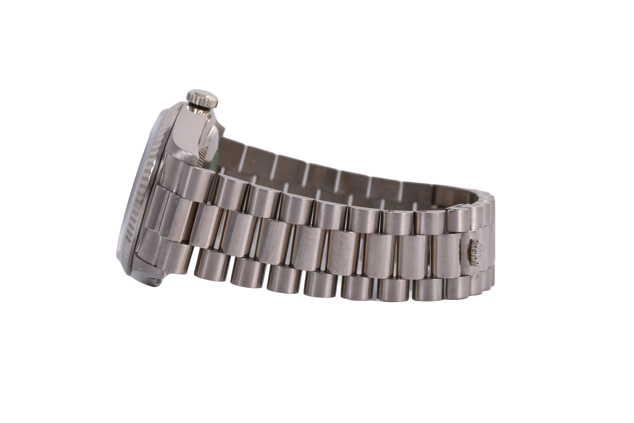 1994 Rolex Day-Date 36mm - 18239 (Factory Silver Diamond)